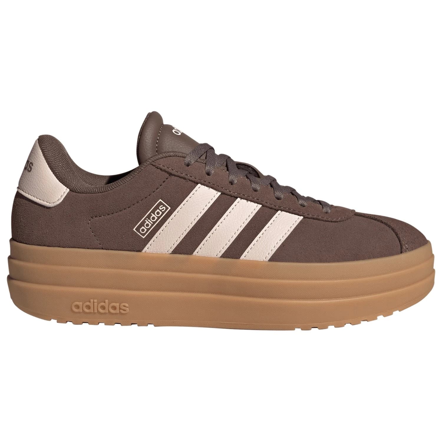 Дамски маратонки adidas Women's VL Court Bold Sneakers - Earth Strata / Wonder Quartz / Gum3
