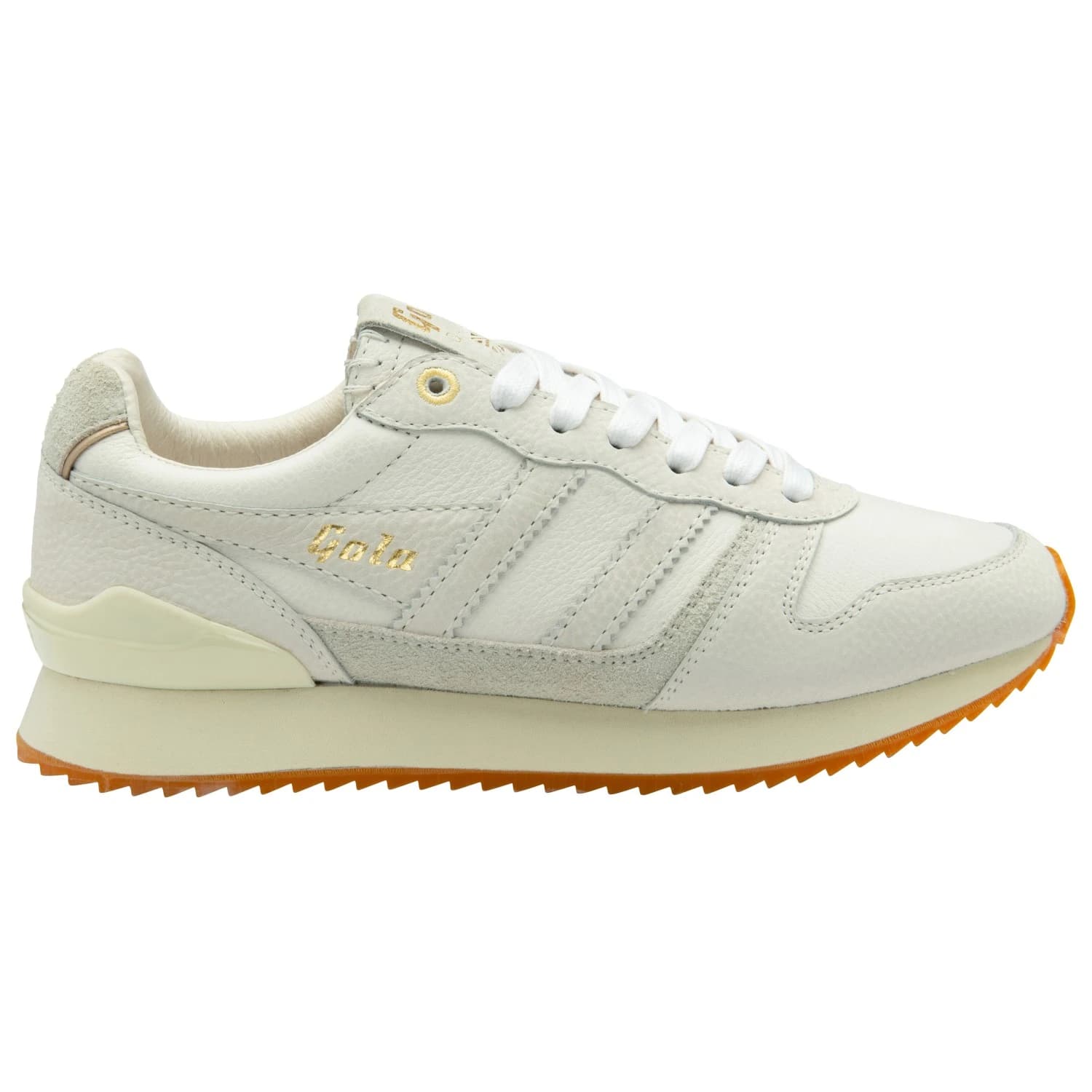 Дамски маратонки Gola Women's Quest Camden Sneakers - White / White / Gum