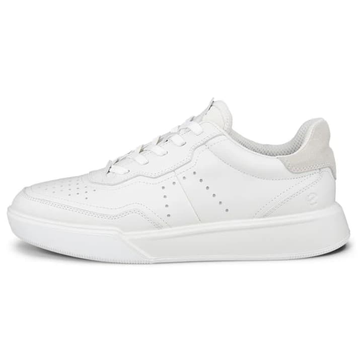 Дамски маратонки Ecco Women's Street Court Sneakers - White / Shadow White