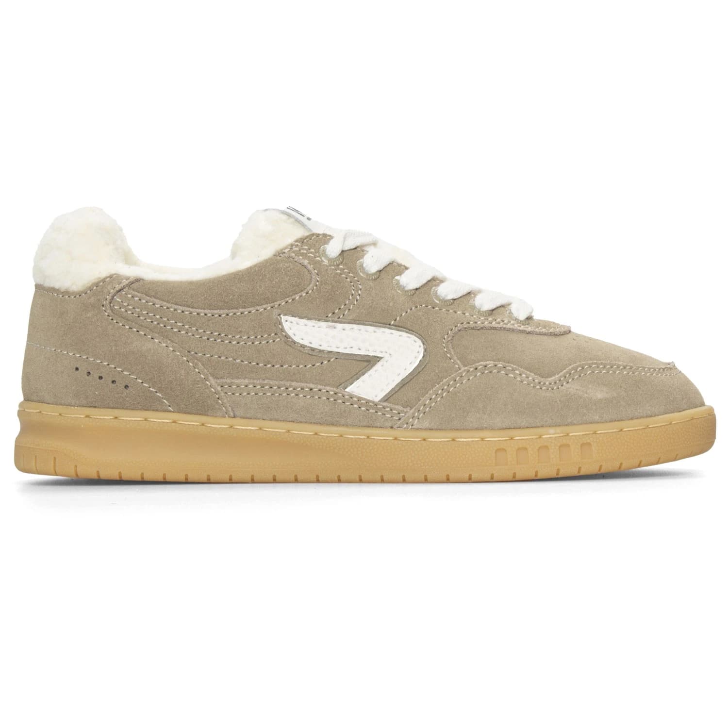 Дамски маратонки HUB Women's Vancouver Sneakers - Almond Brown / Off Whitesnake / Light Gum / Light Gum