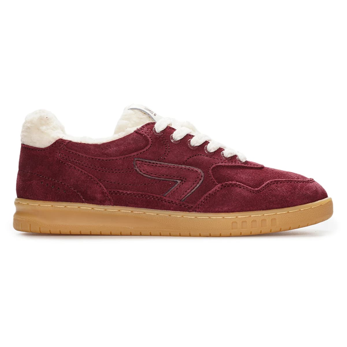 Дамски маратонки HUB Women's Vancouver Sneakers - Dark Burgundy / Dark Burgundy / Light Gum / Light Gum