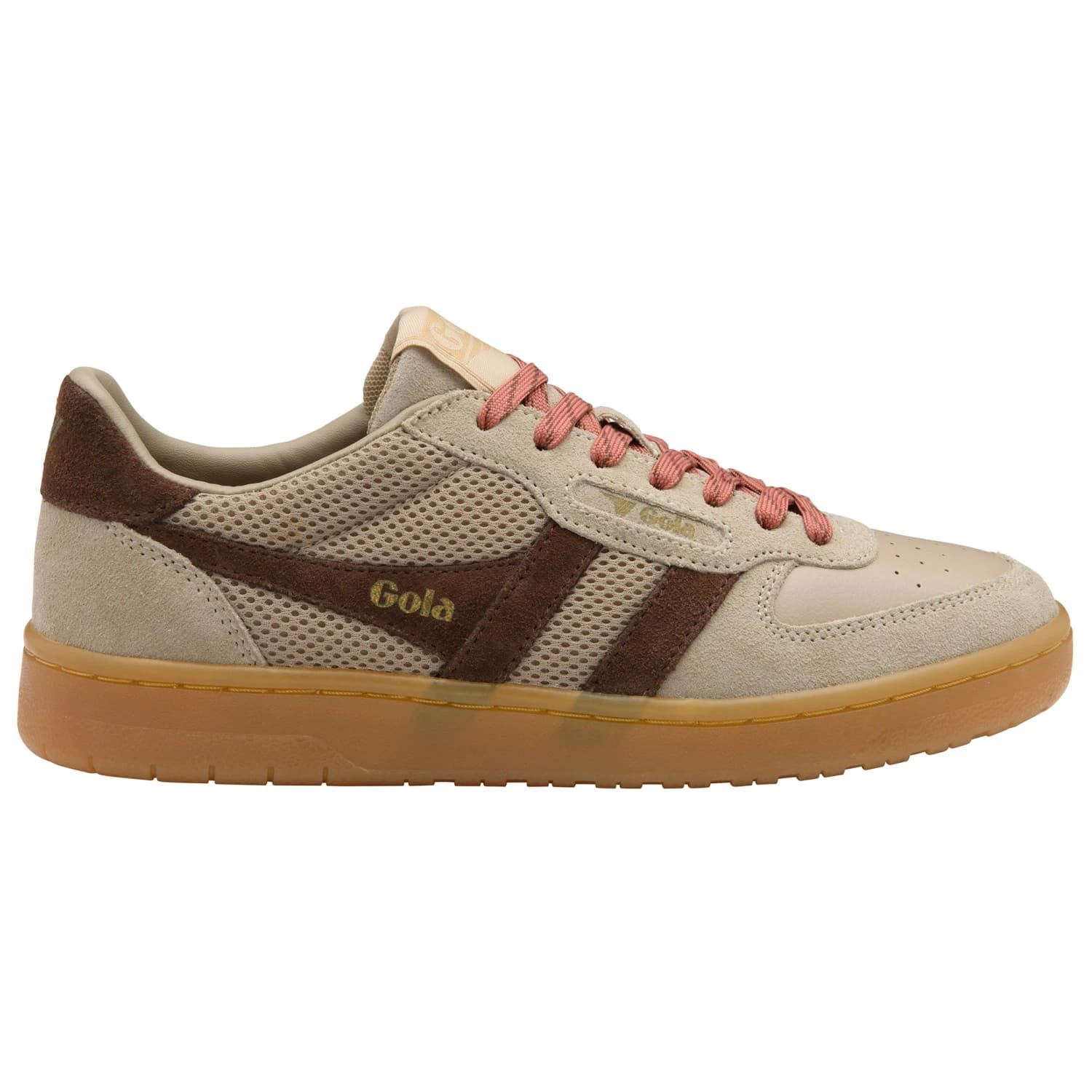 Дамски маратонки Gola Women's Hawk '83 Sneakers - Bone / Root / Orange Spice / Gum