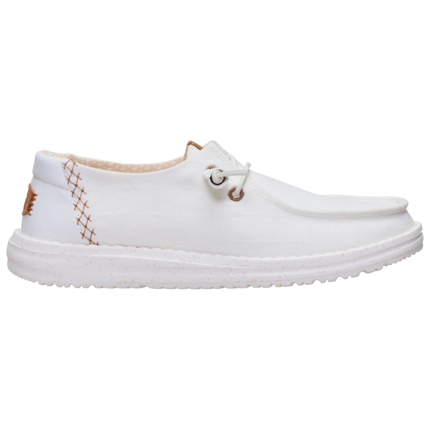 Дамски маратонки HeyDude Women's Wendy Chambray Grid Sneakers - Snow White