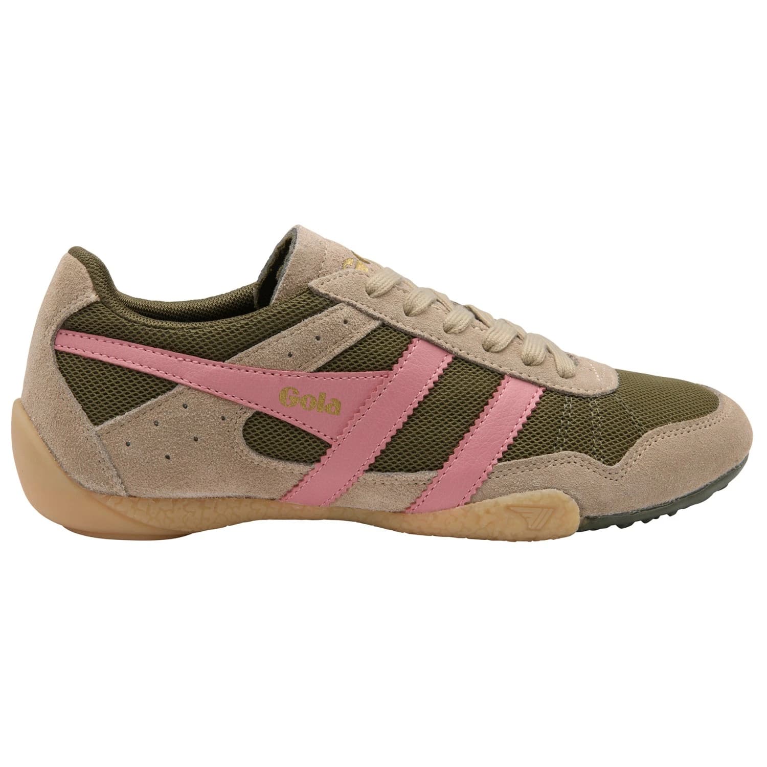 Маратонки Gola Women's Cascade Sneakers - Khaki / Cappuccino / Coral Pink / Gum