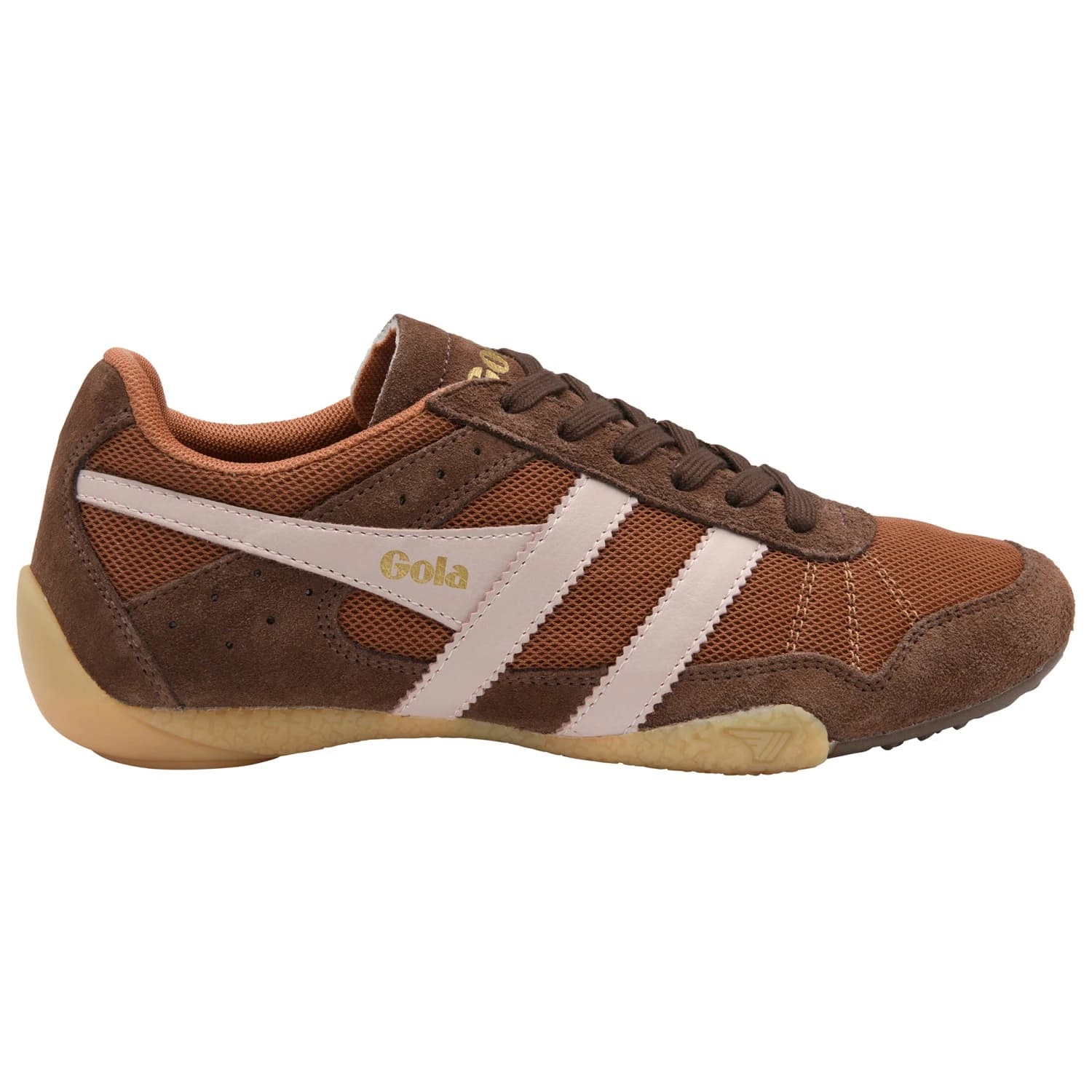 Дамски маратонки Gola Women's Cascade Sneakers - Umber / Root / Chalk Pink / Gum