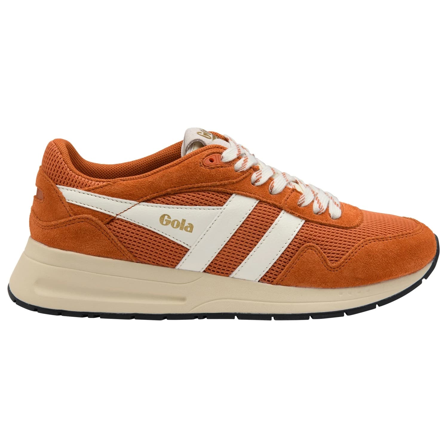 Дамски маратонки Gola Women's Delta Sneakers - Moody Orange / Off White