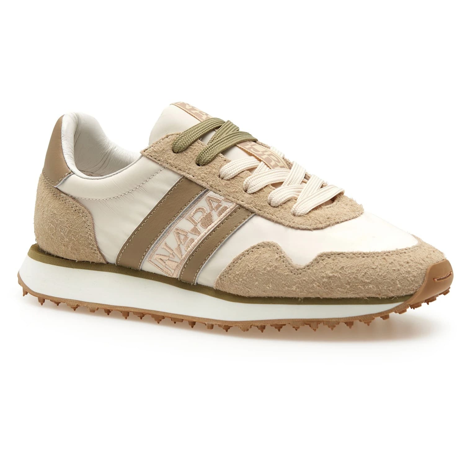 Дамски маратонки Napapijri Women's Blaze Sneakers - Beige / Green