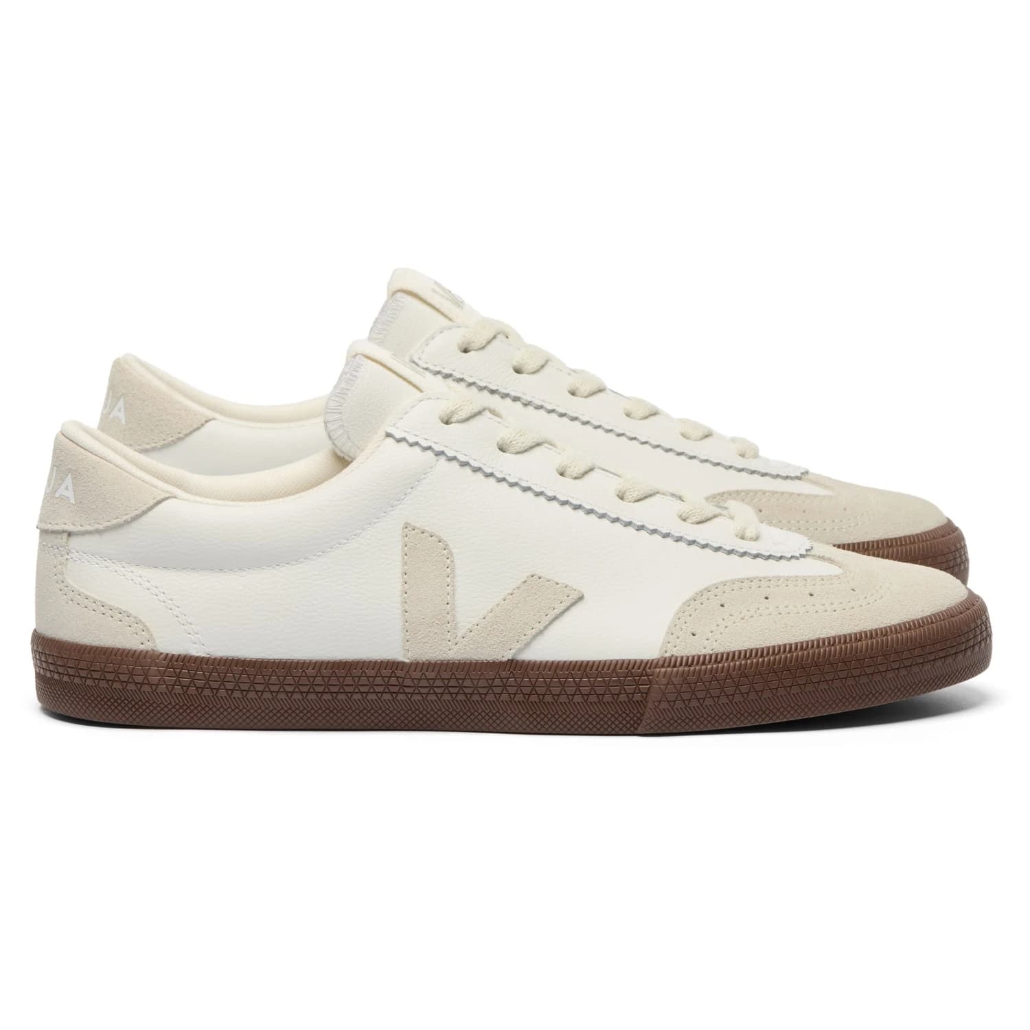 Дамски маратонки Veja Women's Volley Sneakers - White / Natural Bark