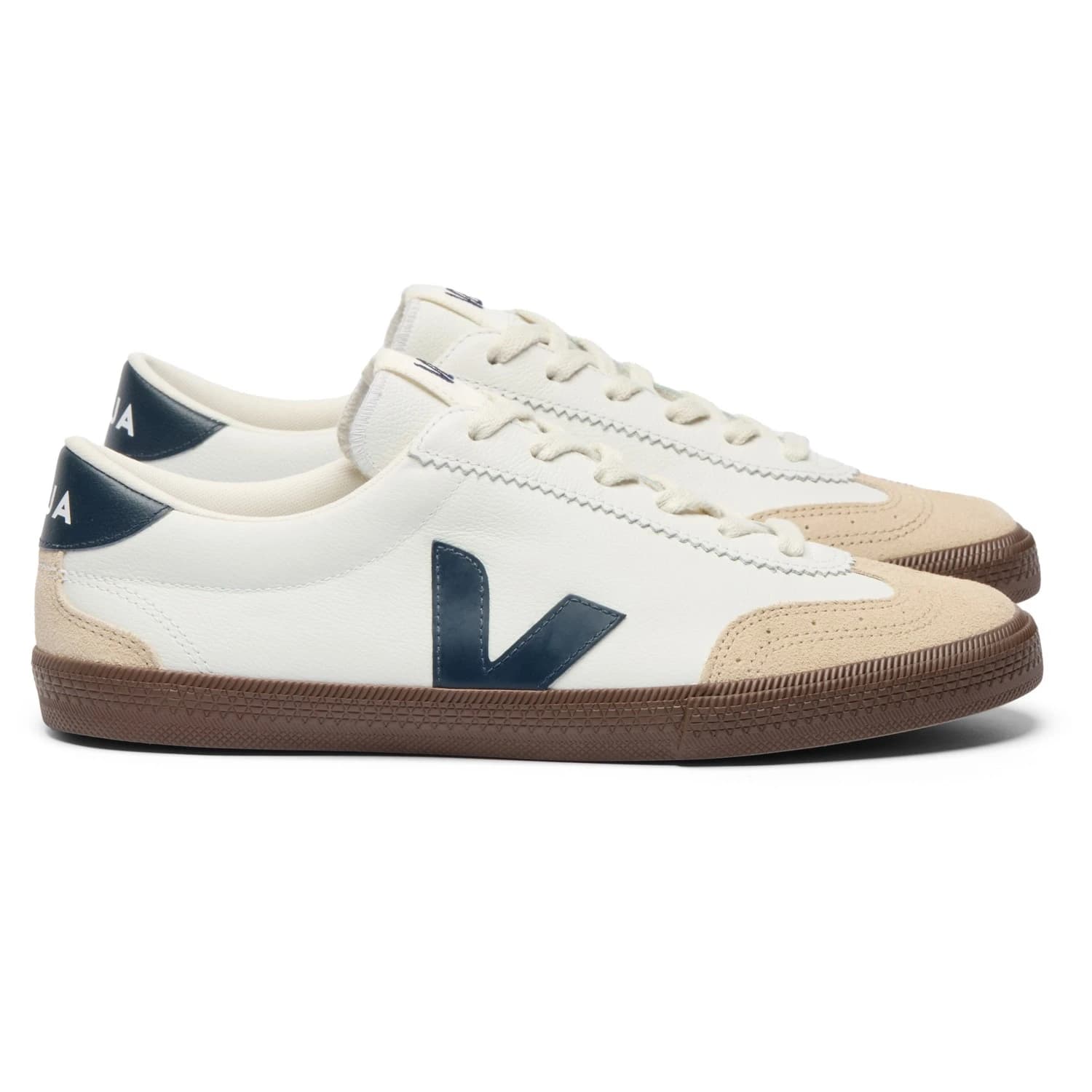 Дамски маратонки Veja Women's Volley Sneakers - White / Nautico Bark