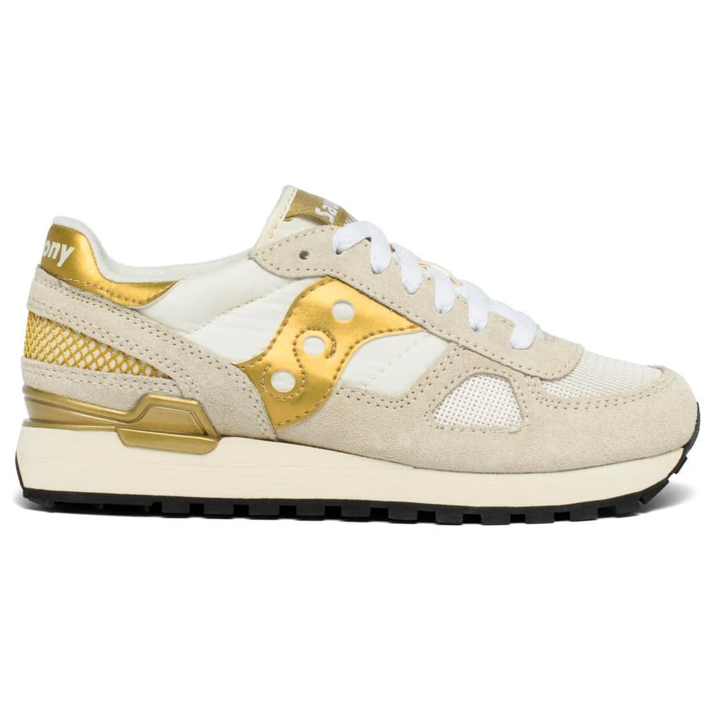 Дамски маратонки Saucony Women's Shadow Original Sneakers - Wht / Gld