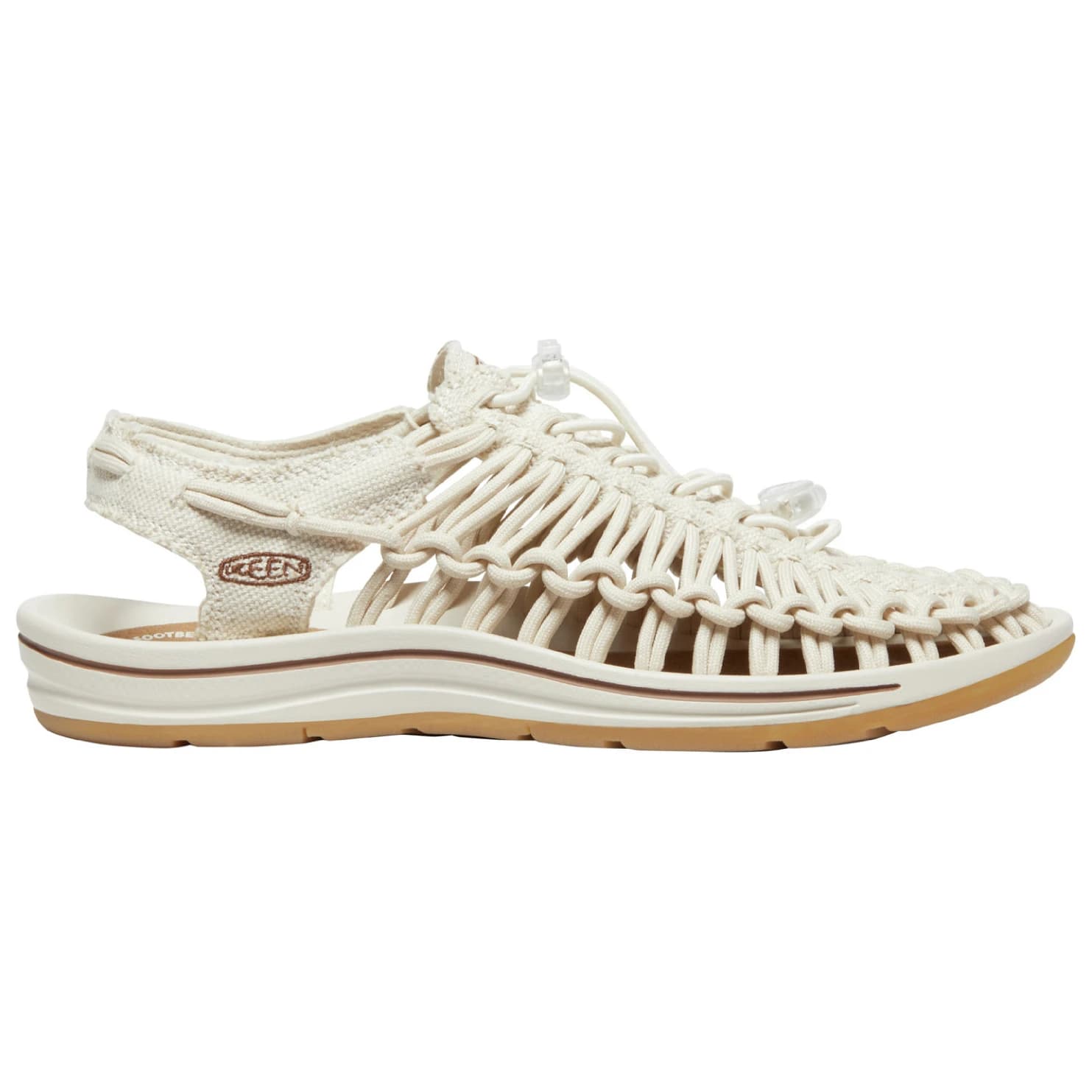 Дамски сандали Keen Women's Uneek Canvas Sandals - Natural Canvas / Birch