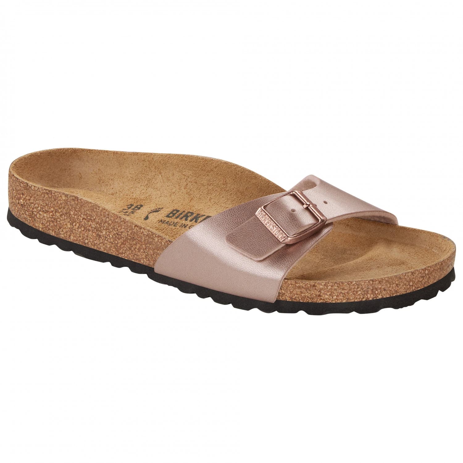 Дамски сандали Birkenstock Women's Madrid BF Metallic Sandals - Copper