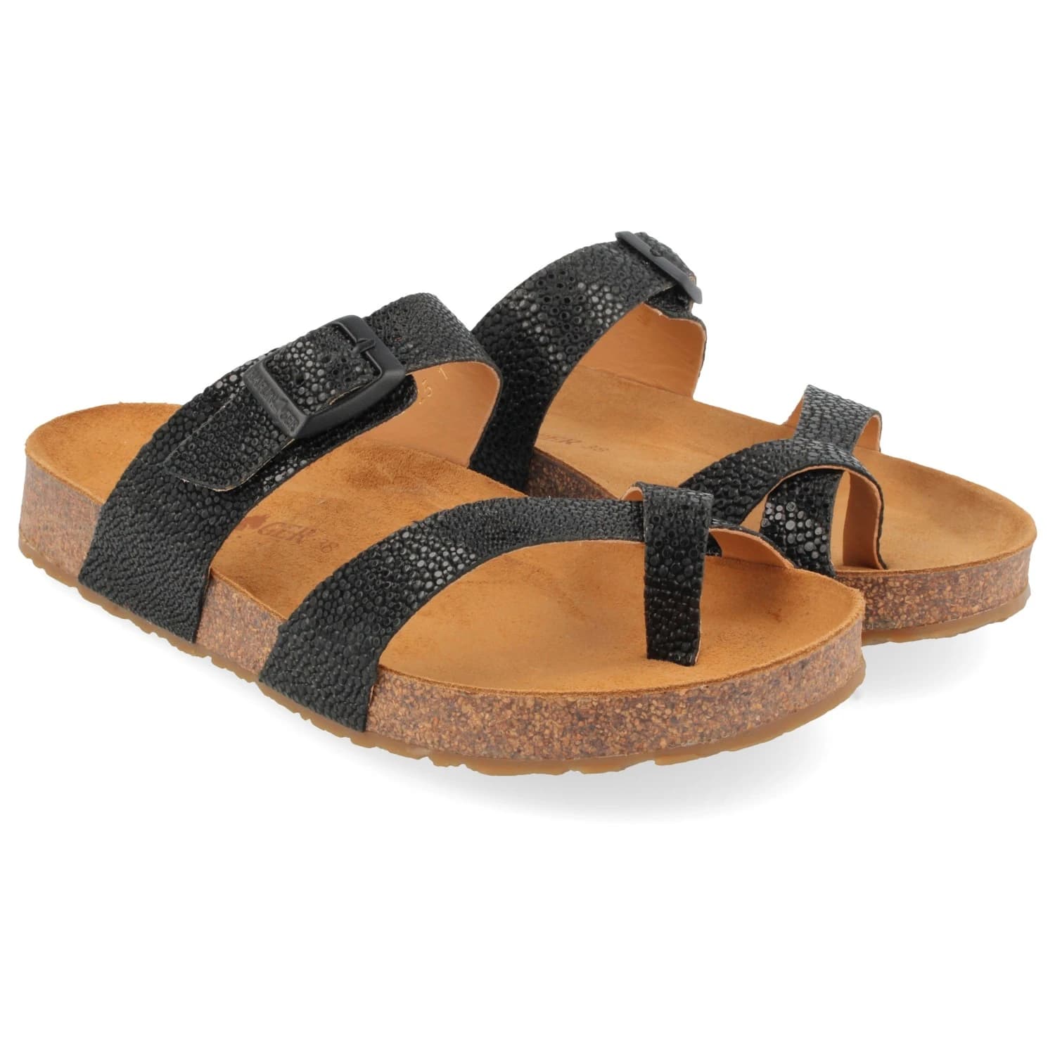 Дамски сандали Haflinger Women's Juno Sandals - Schwarz Raie