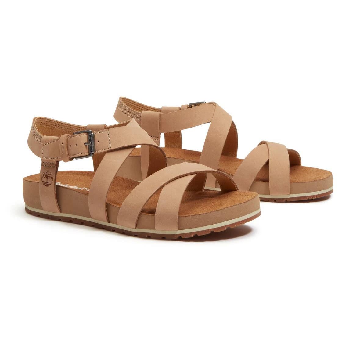 Сандали Timberland Women's Malibu Waves Backstrap Sandal - Medium Beige Nubuck