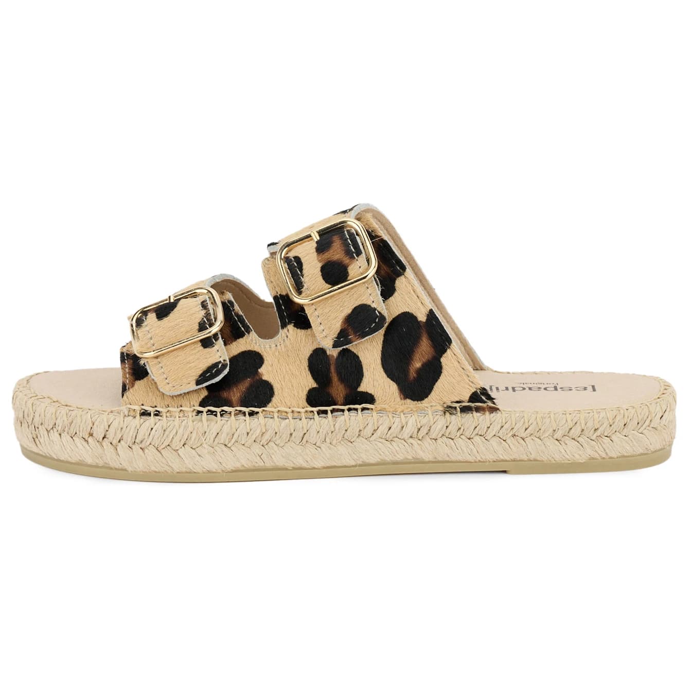 Дамски сандали Espadrij Women's Claquette Leo Sandals - Leopard