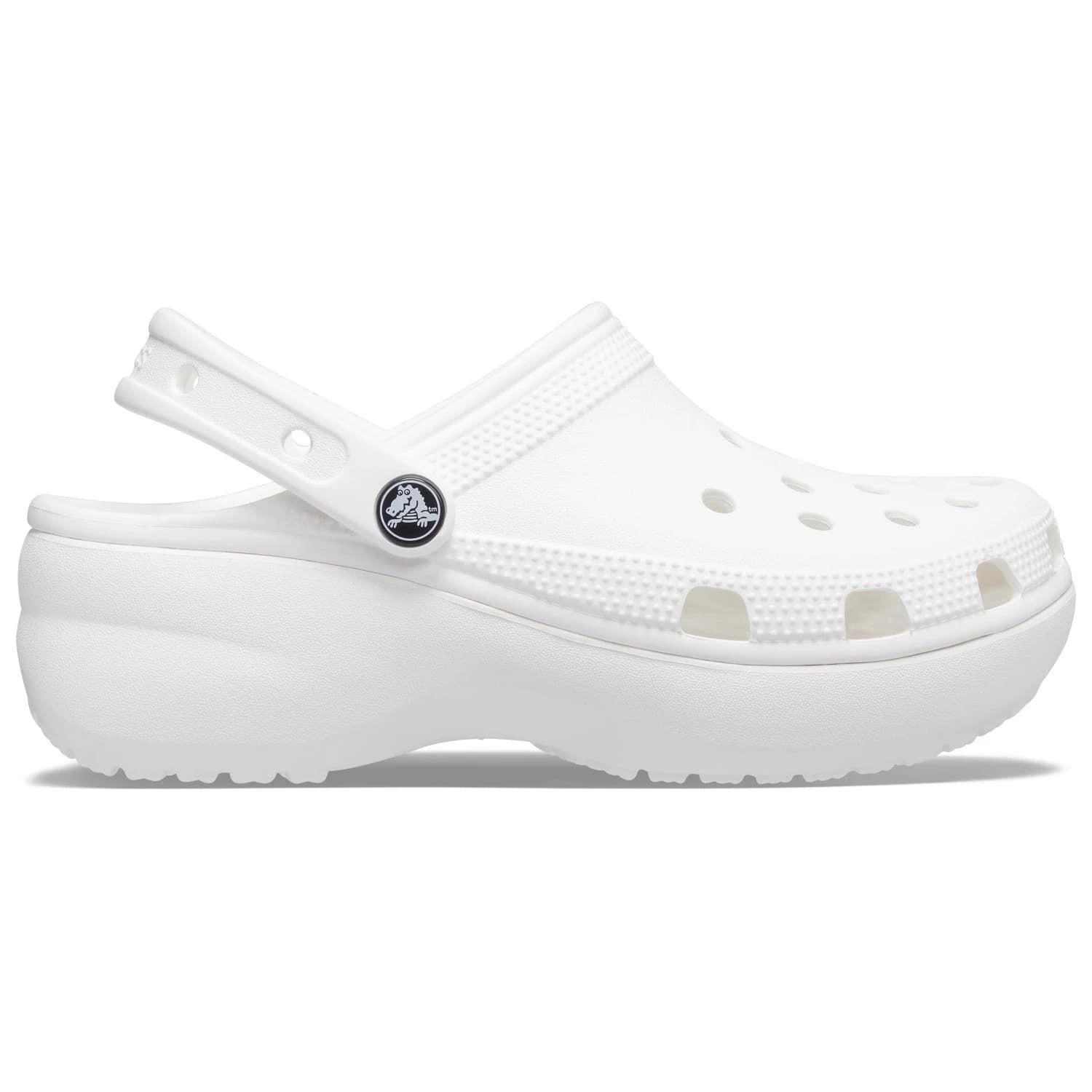 Дамски сандали Crocs Women's Classic Platform Clog Sandals - White
