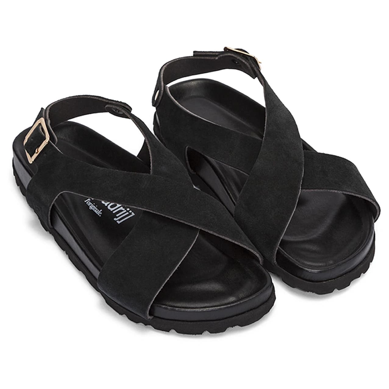 Сандали Espadrij Women's Romain Velour Sandal - Noir