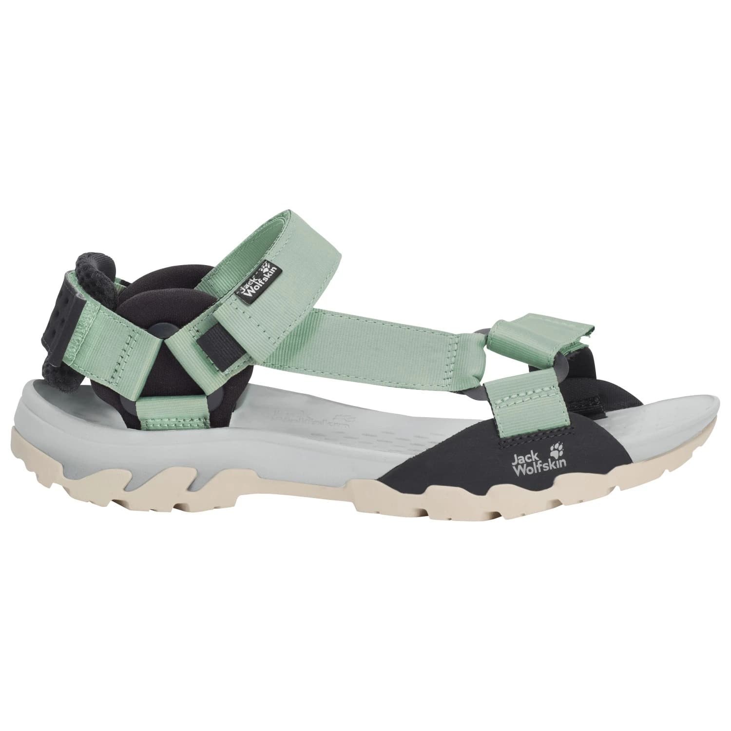 Дамски сандали Jack Wolfskin Women's Ridge Sandal - Green Zinnia
