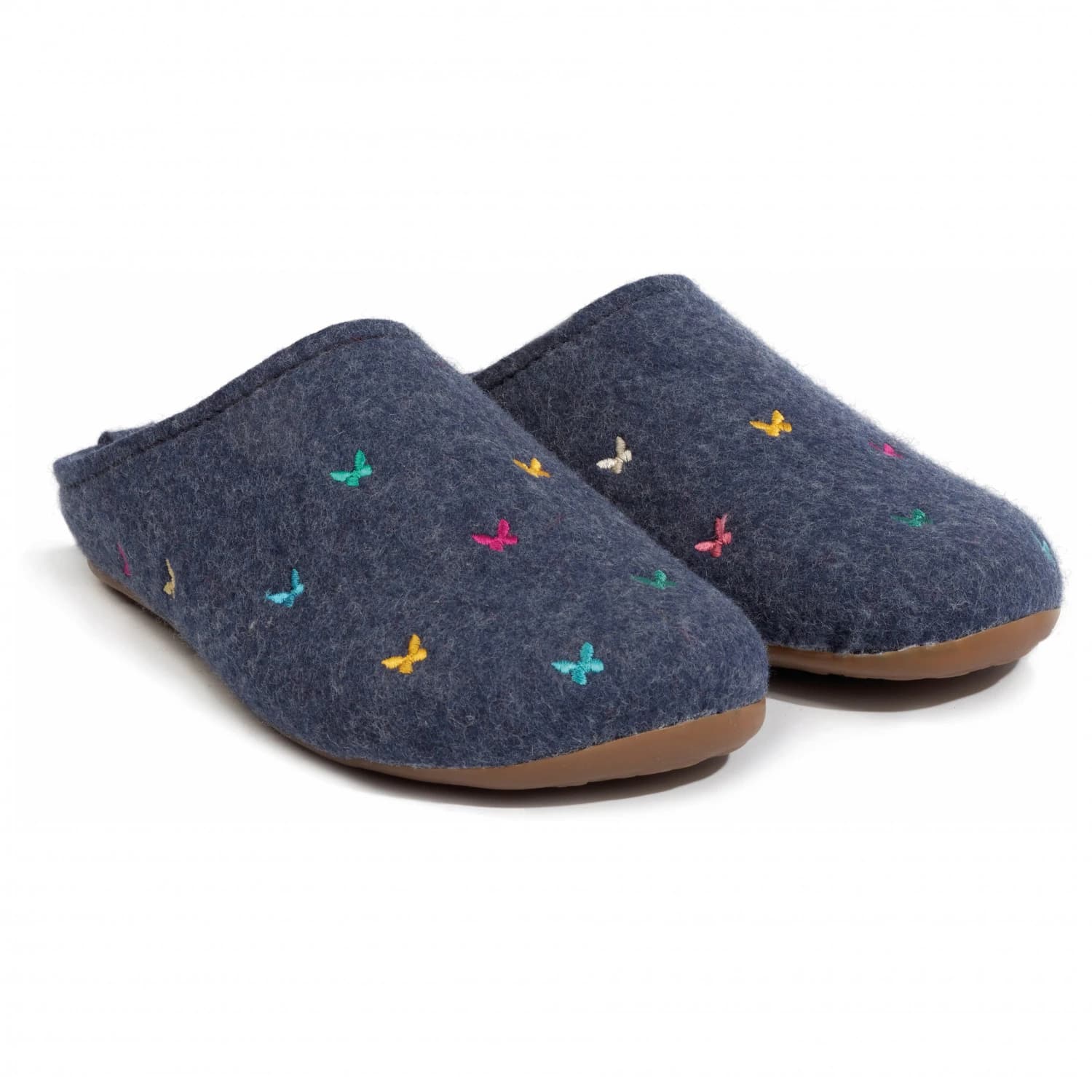 Дамски пантофи Haflinger Women's Everest Farfalline Slippers - Jeans