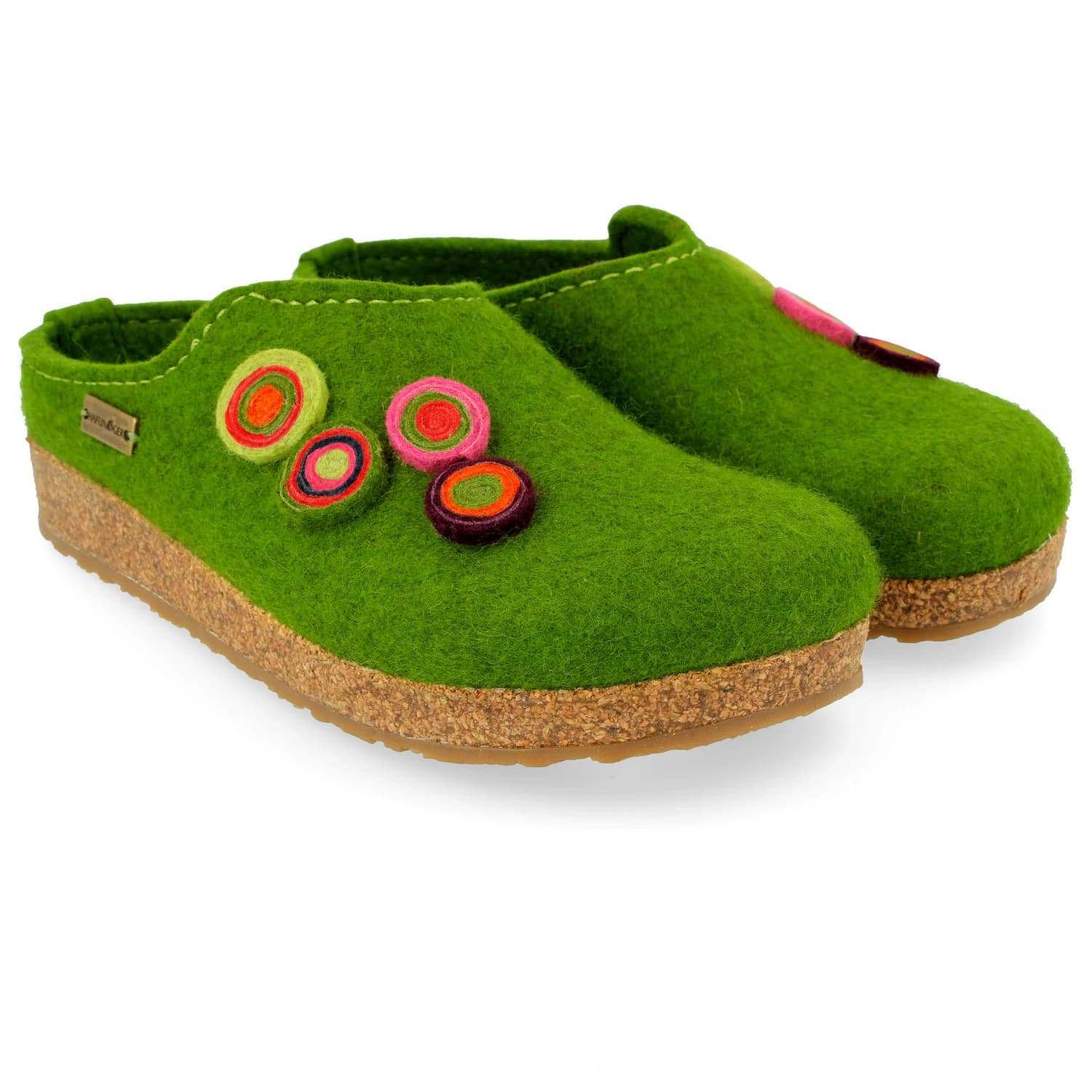 Дамски пантофи Haflinger Women's Kanon Slippers - Gras Green