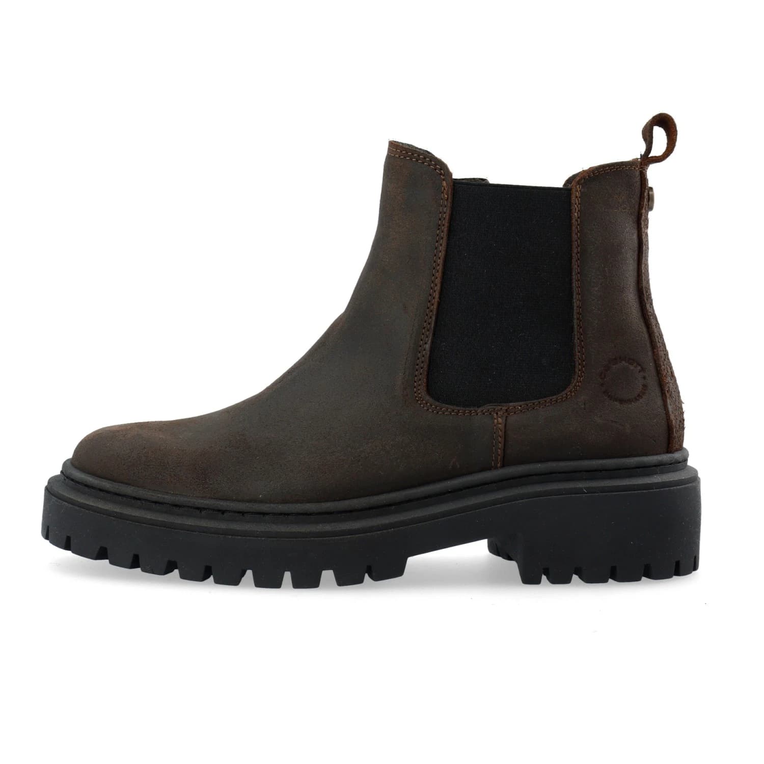 Дамски ежедневни боти Ca'Shott Women's Caslea Chelsea Boot Zip Oil Suede Casual boots - Coffee
