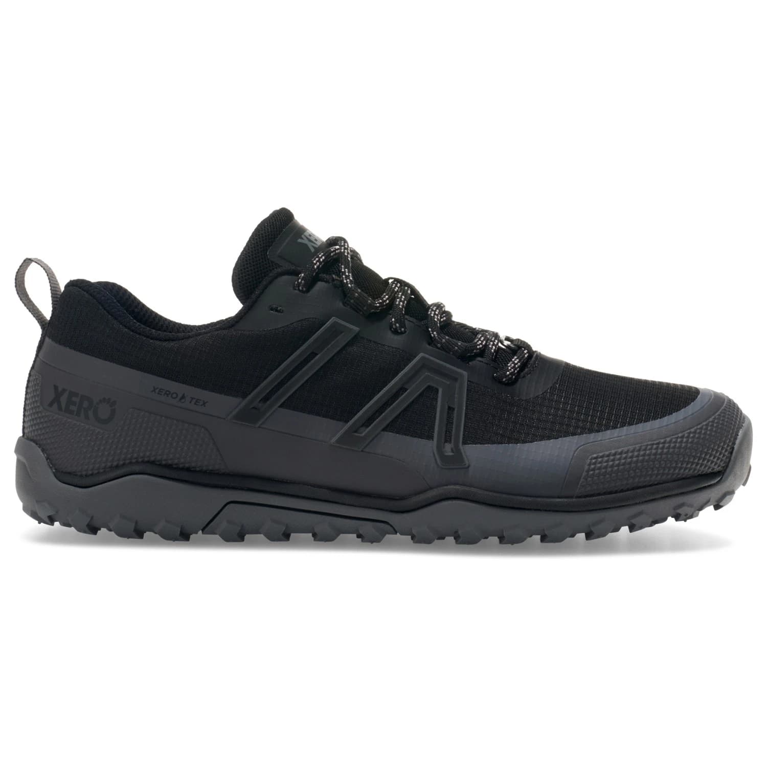 Дамски обувки barefoot Xero Shoes Women's Scrambler Trail Low WP Barefoot shoes - Black / Asphalt