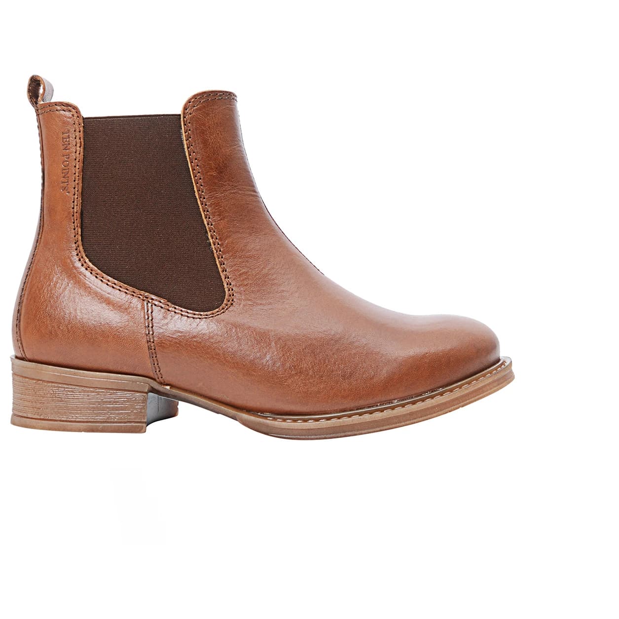 Дамски зимни ботуши Ten Points Women's Pandora Chelsea Boots Wool Winter boots - Cognac