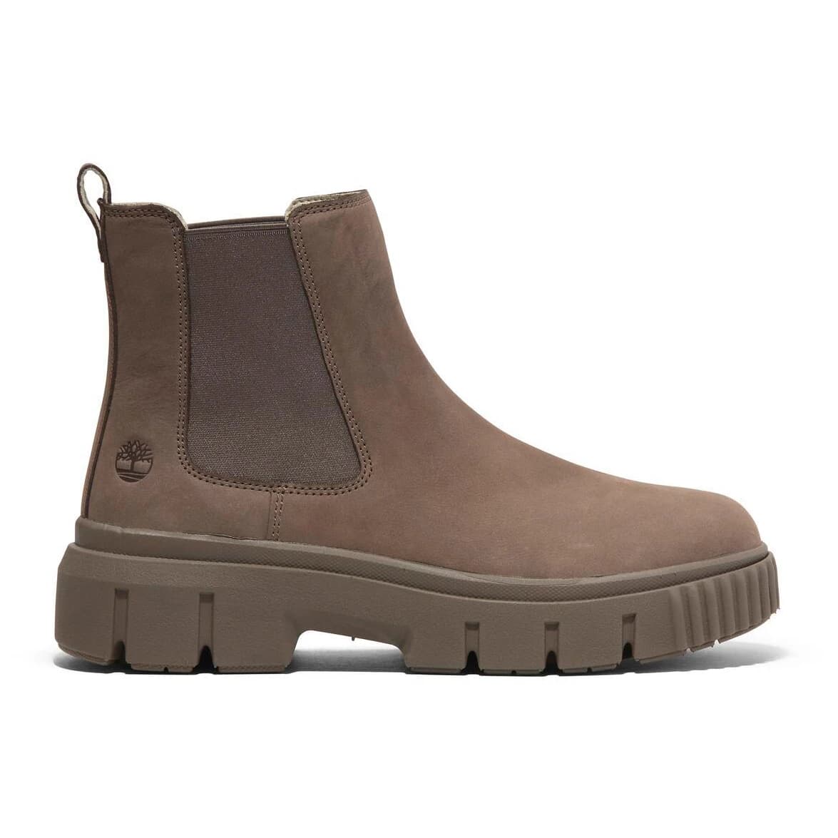 Дамски ежедневни боти Timberland Women's Greyfield Mid Chelsea Boot Casual boots - Medium Brown Nubuck