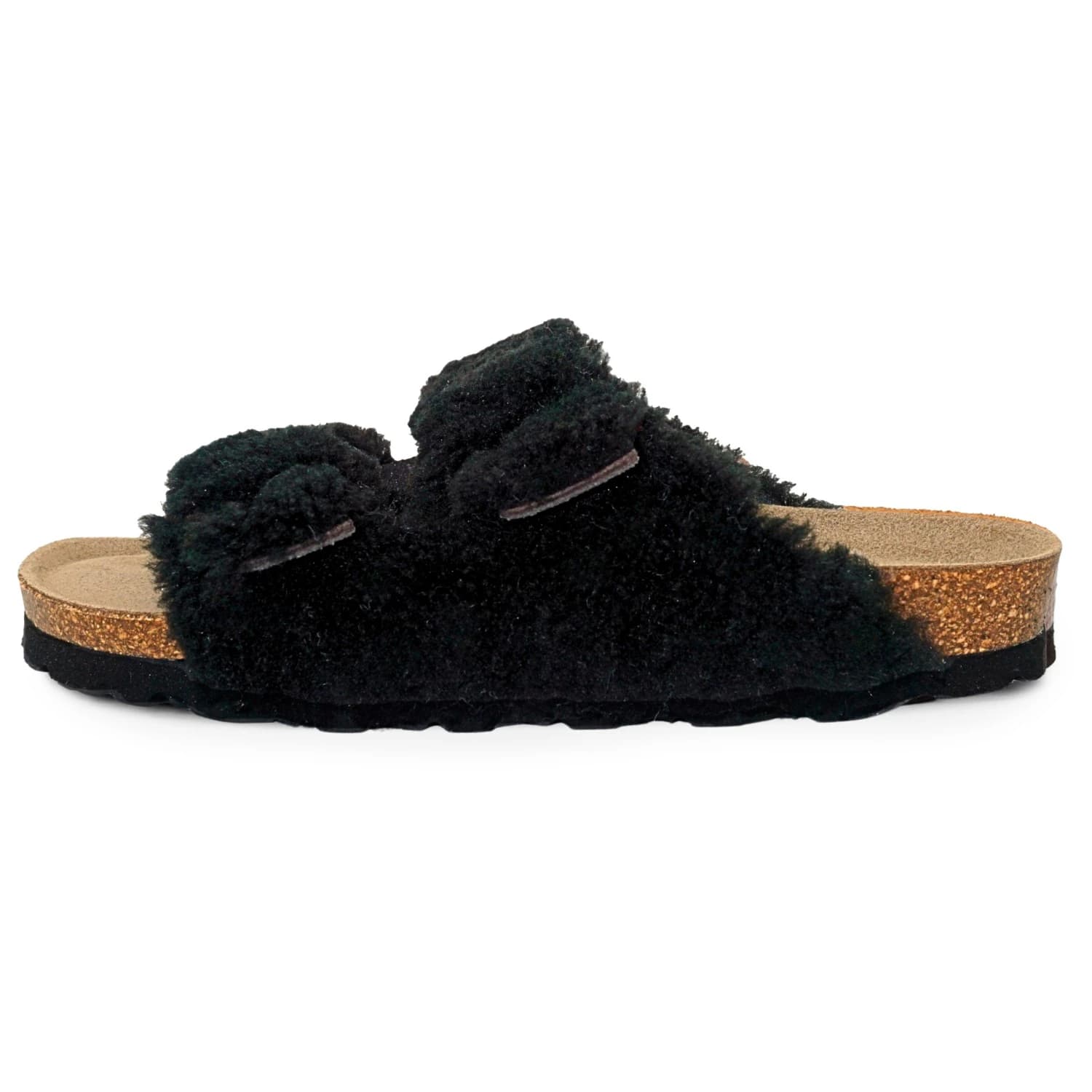 Дамски пантофи Espadrij Women's Ami Teddy Sandals - Choco