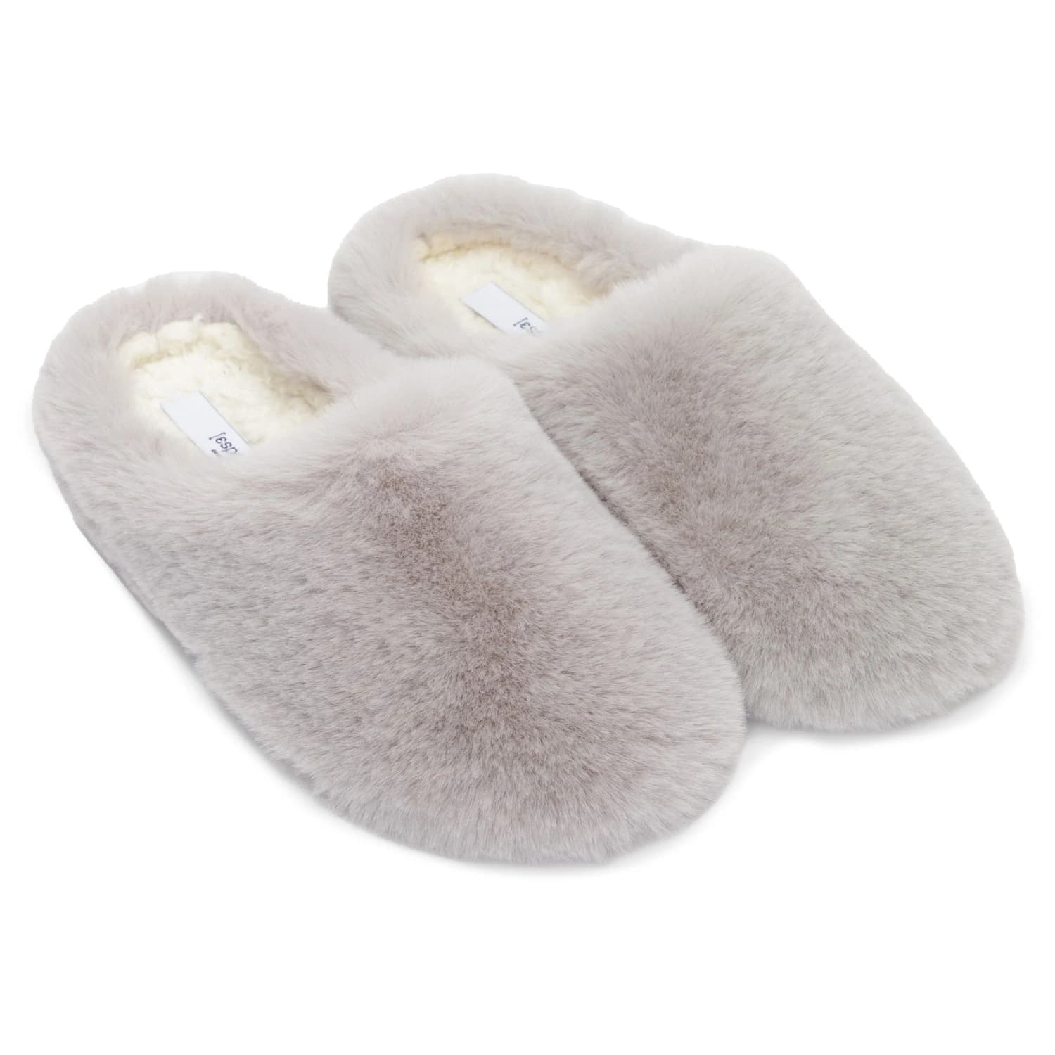 Дамски пантофи Espadrij Women's Chausson Furry House slippers - Gris