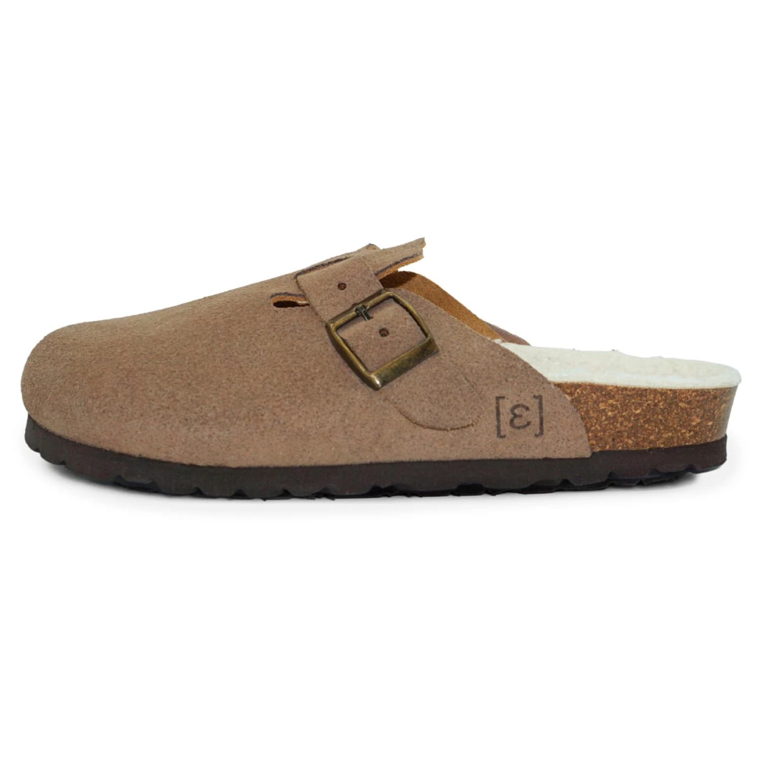 Дамски пантофи Espadrij Women's Cloq Velour Teddy Sandals - Sable