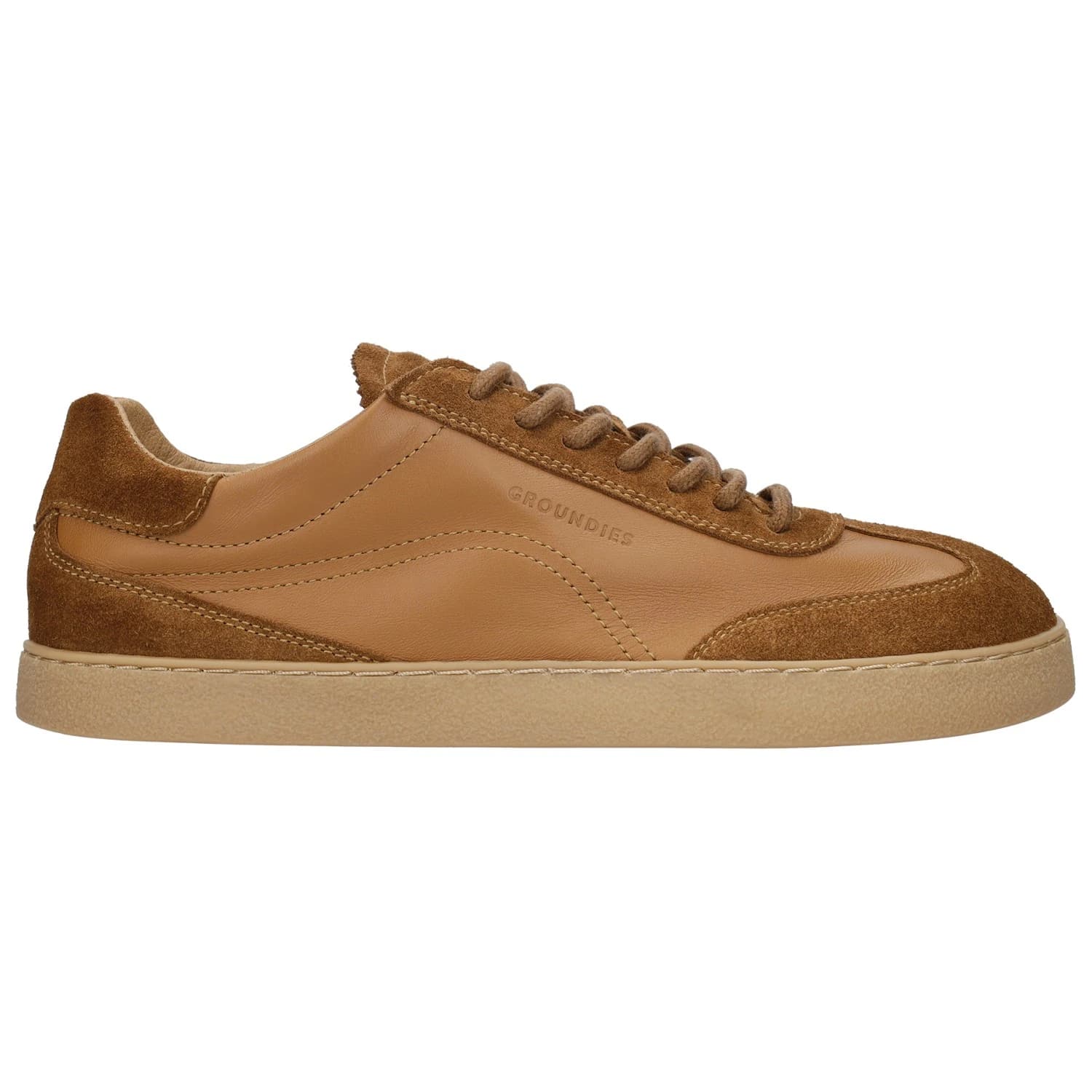 Дамски обувки barefoot Groundies Women's Panama Soft Barefoot shoes - Caramel