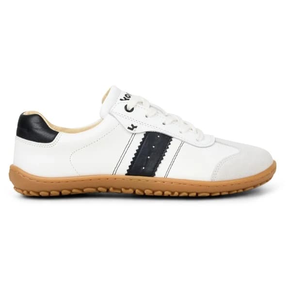 Дамски обувки barefoot Koel Women's Ila Napa Suede 3.0 Barefoot shoes - Off White / Black