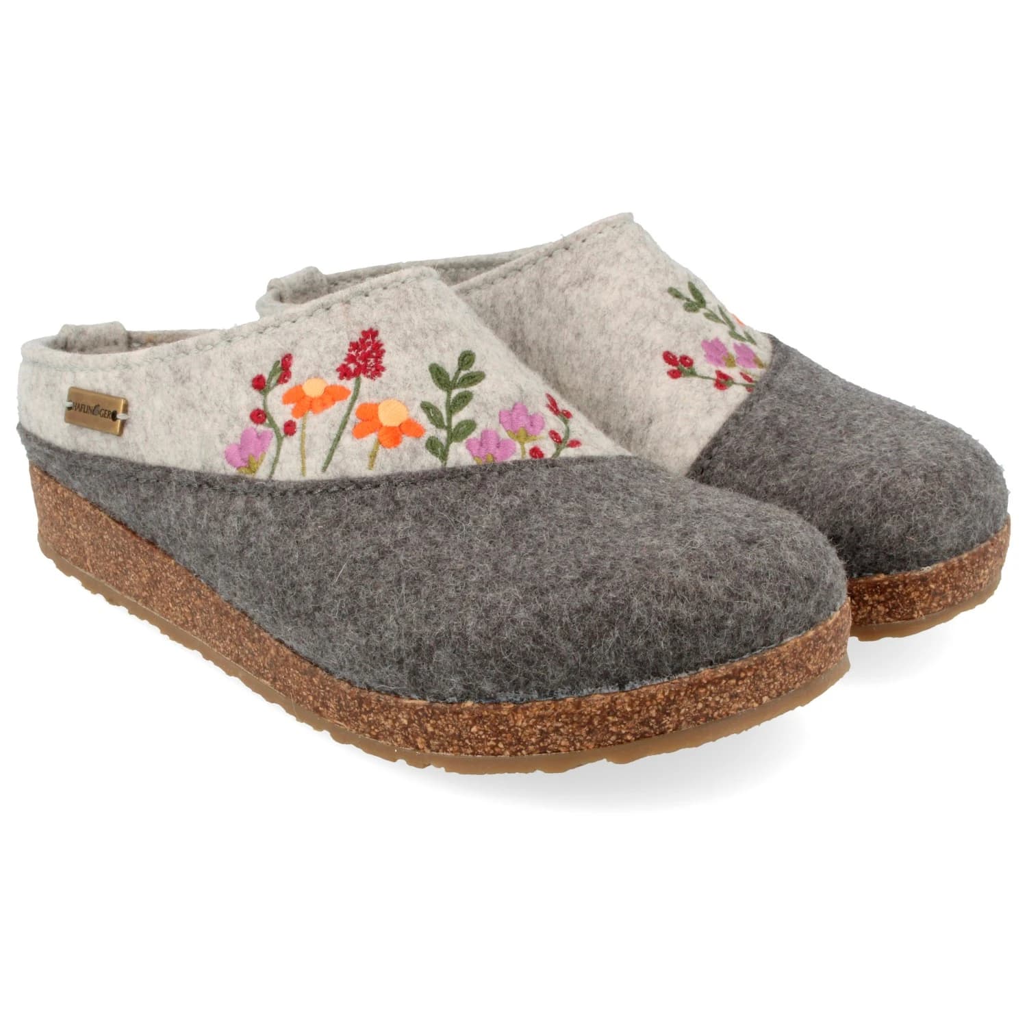 Дамски пантофи Haflinger Women's Grizzly Bienenglück Slippers - Anthracite