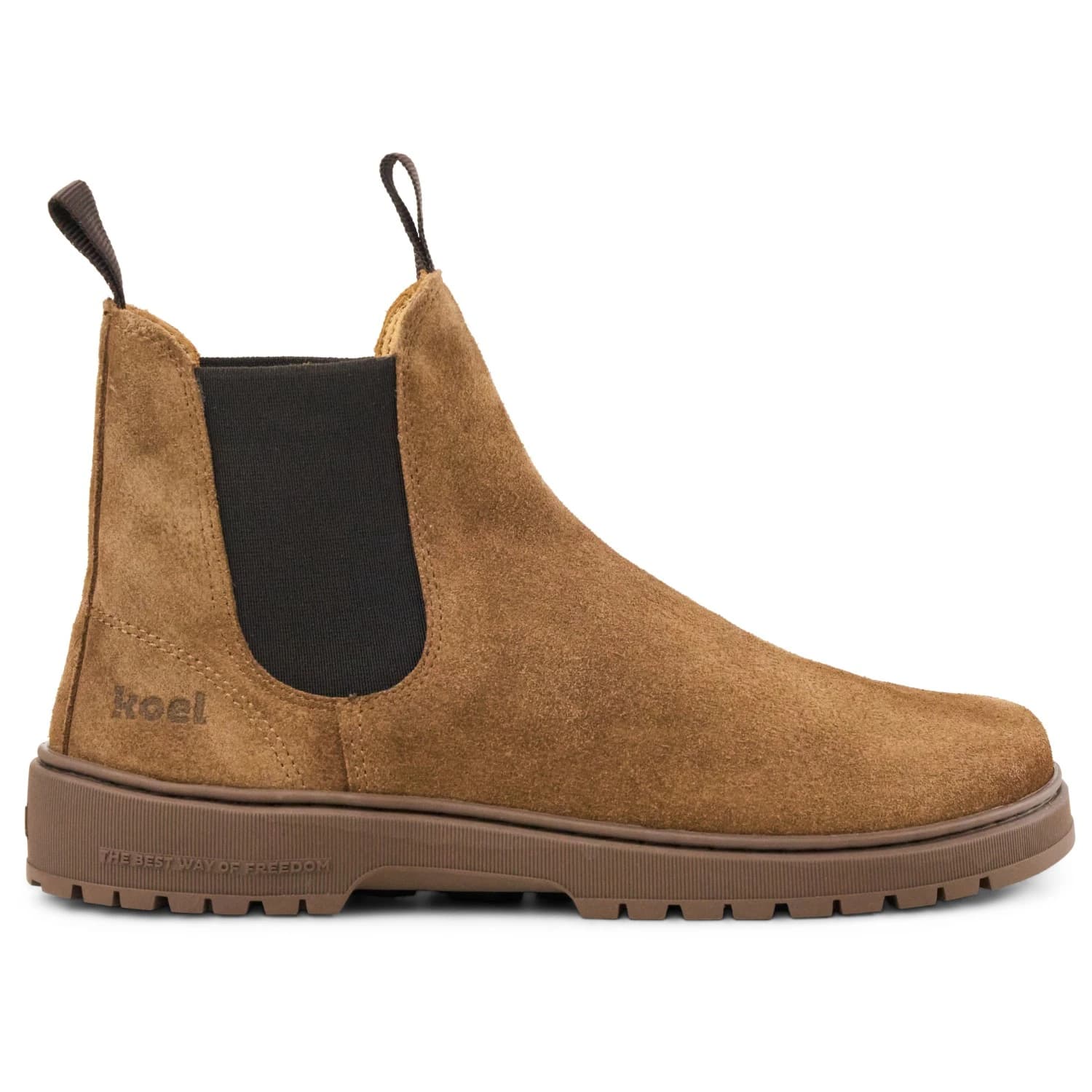Дамски обувки barefoot Koel Women's Gavien Suede Barefoot shoes - Brandy
