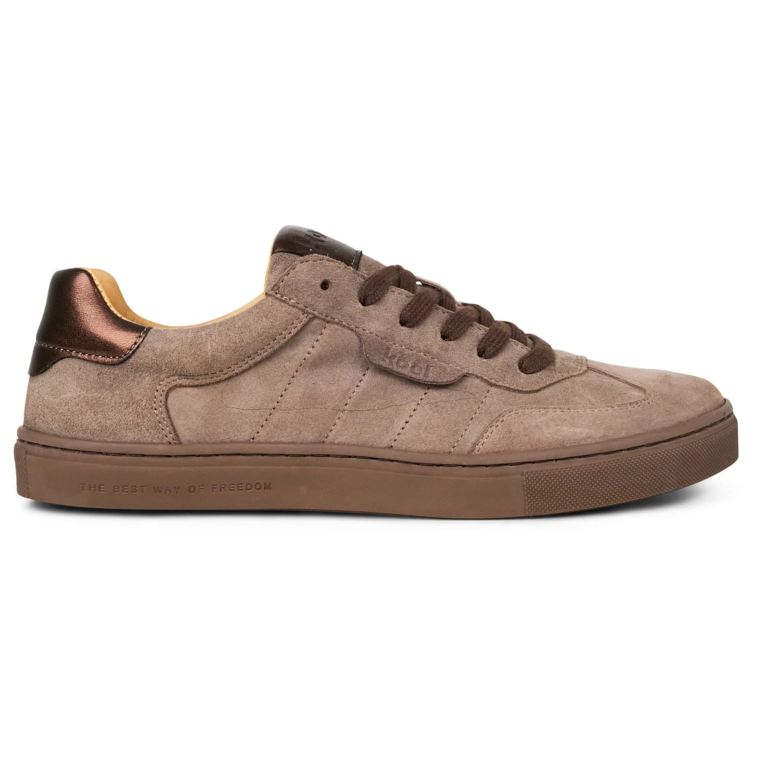 Дамски обувки barefoot Koel Women's Helena Suede Barefoot shoes - Taupe