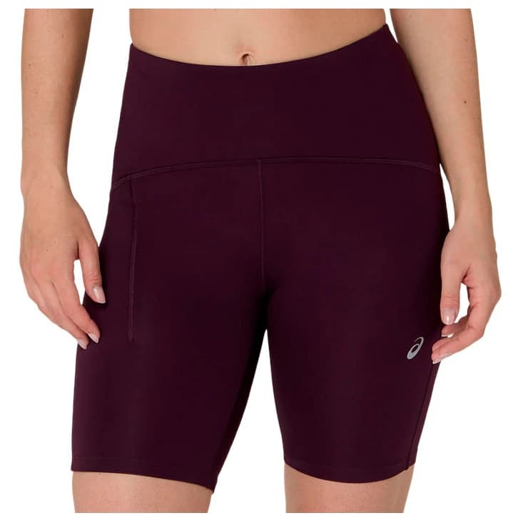 Дамски клин за бягане Asics Women's Road High Waist 8'' Sprinter Running tights - Dark Aubergine