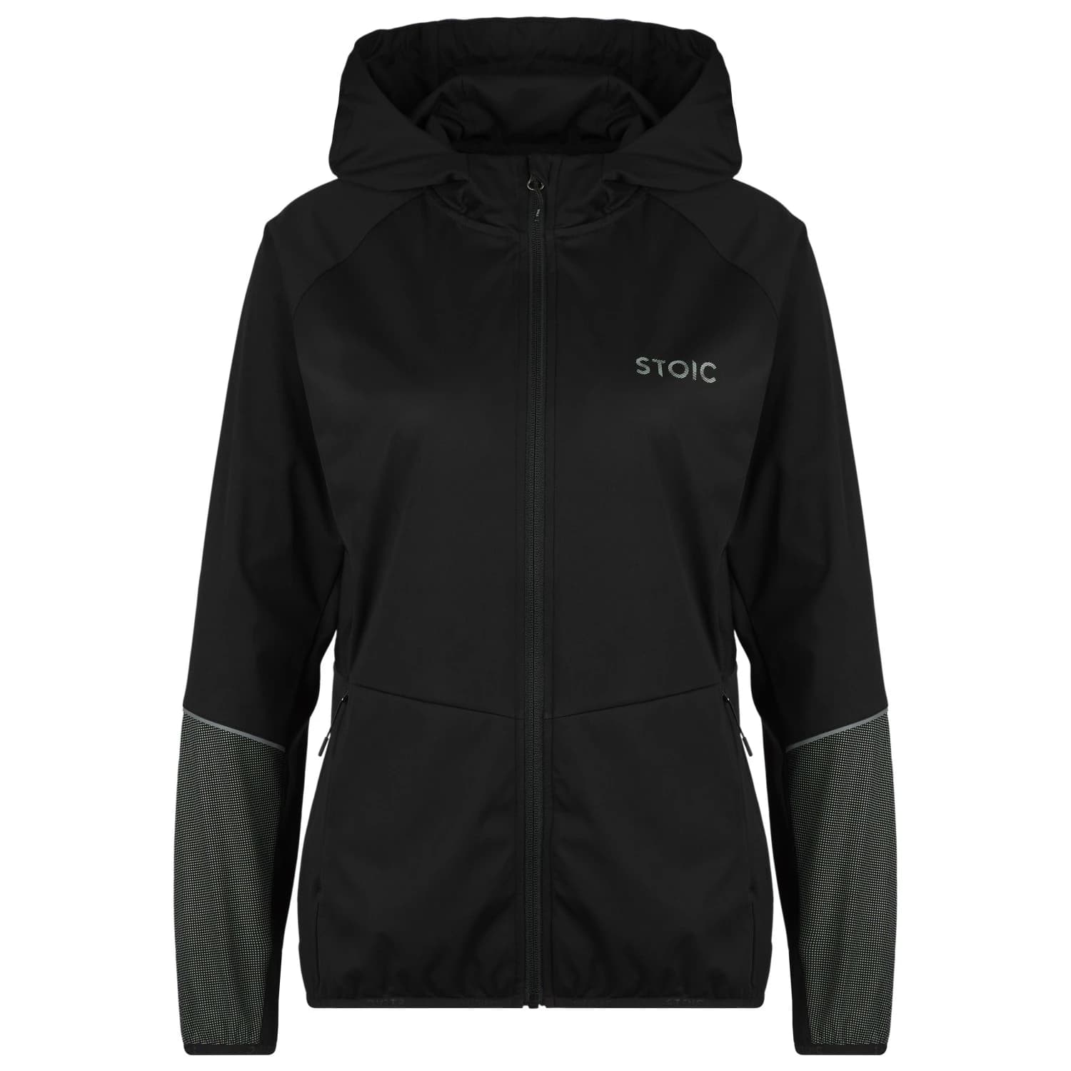 Дамско яке за бягане Stoic Women's HelsingborgSt. Performance Hoody Running jacket - Black