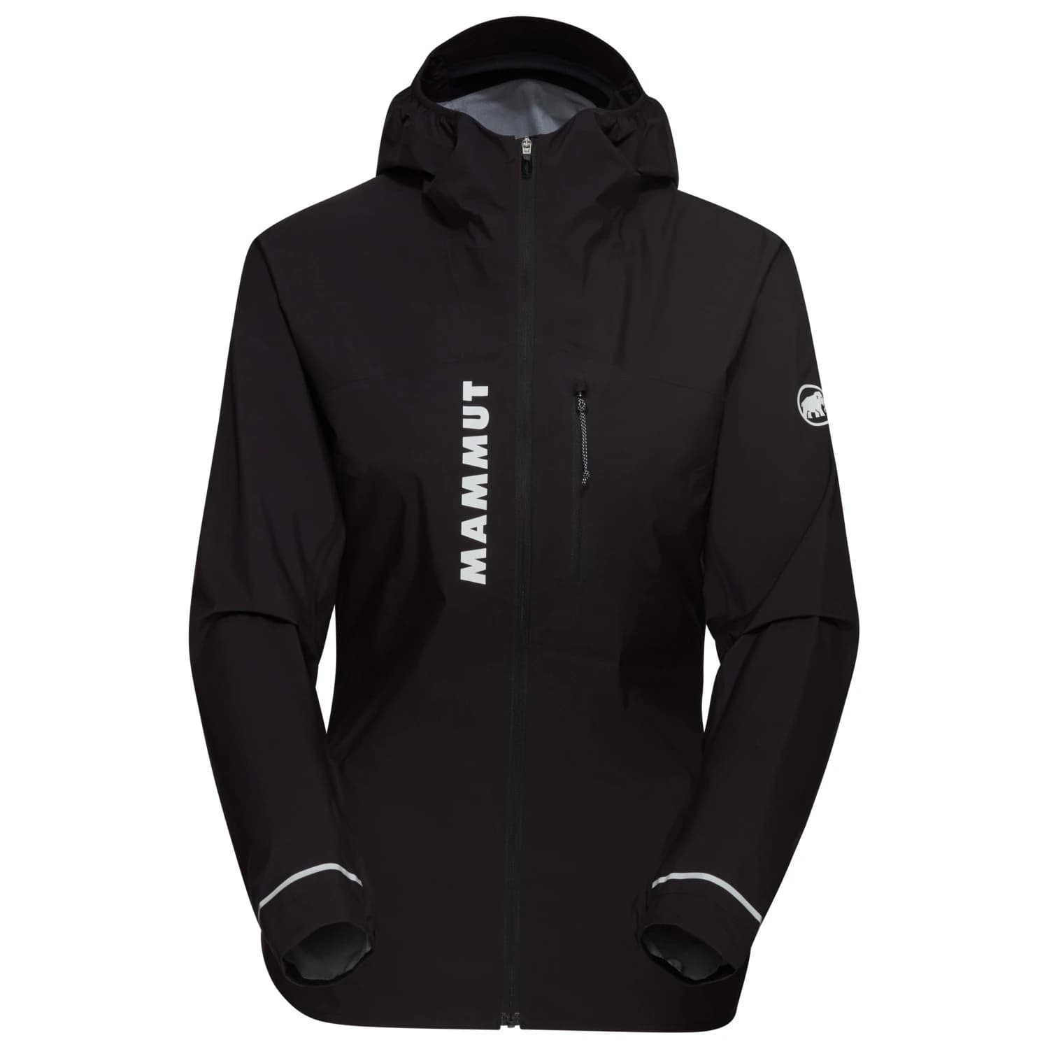Дамско водоустойчиво яке Mammut Women's Aenergy Trailrunning HS Hooded Jacket Running jacket - Black