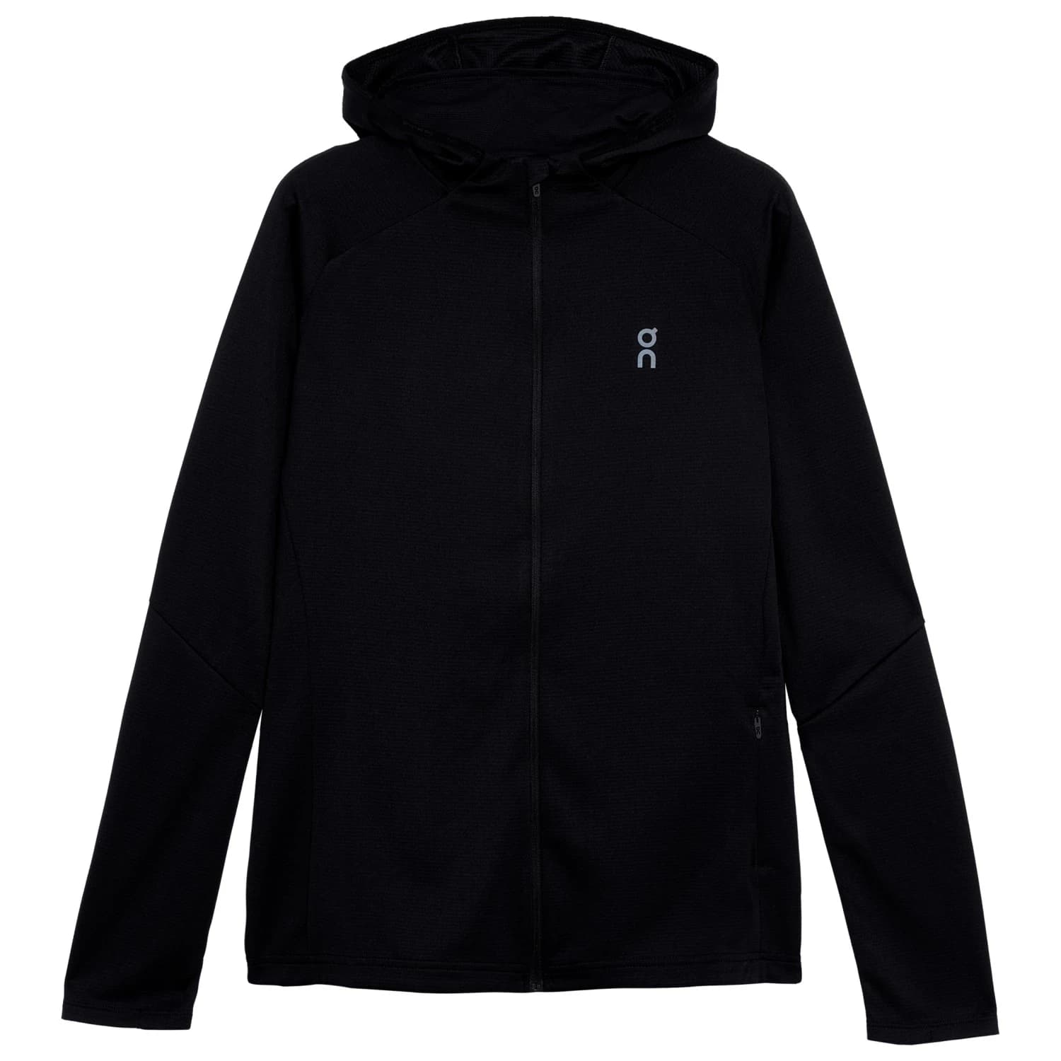 Дамско яке за бягане On Women's Climate Zip Hoodie Running jacket - Black