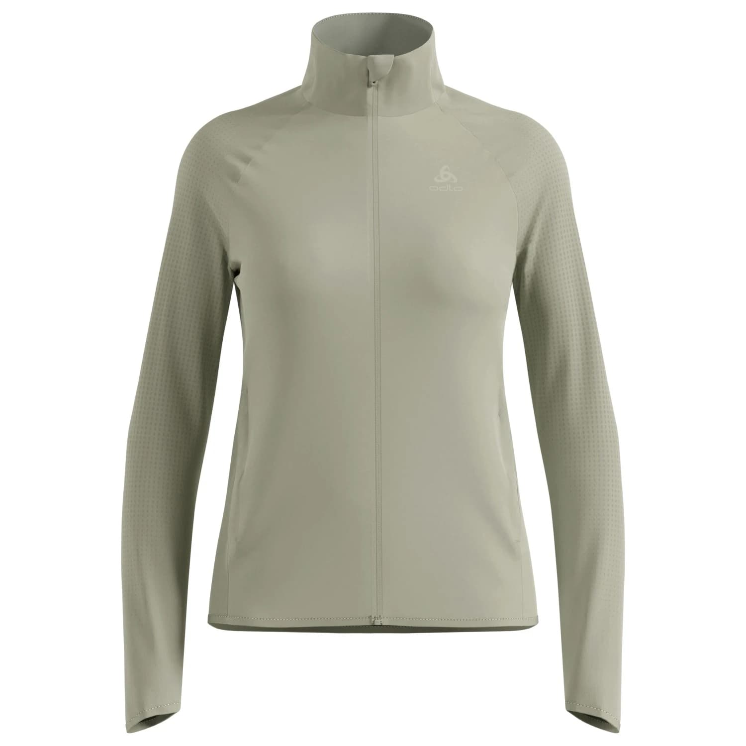 Дамско яке за бягане Odlo Women's Zeroweight Warm Hybrid Jacket Running jacket - Shadow