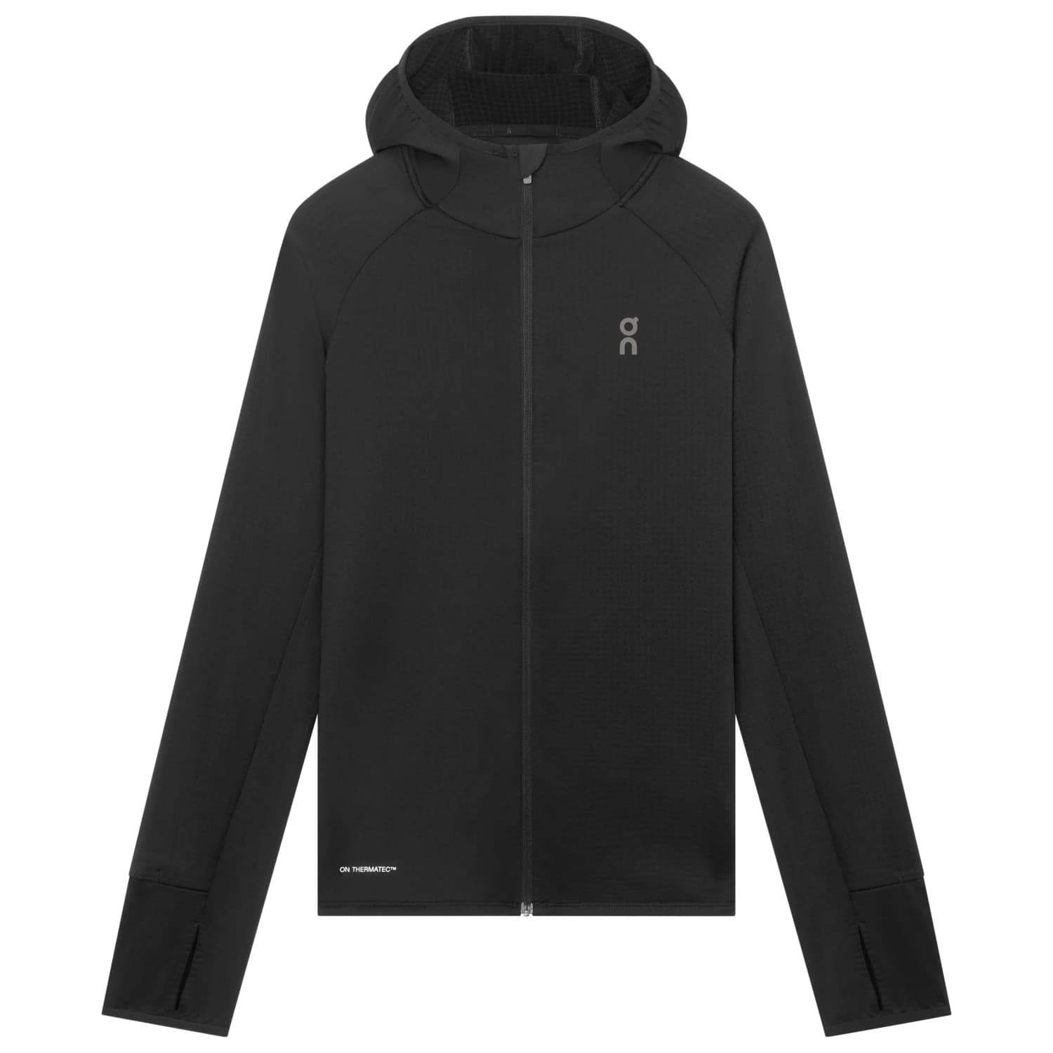 Дамско яке за бягане On Women's Climate Zip Hoodie Running jacket - Black