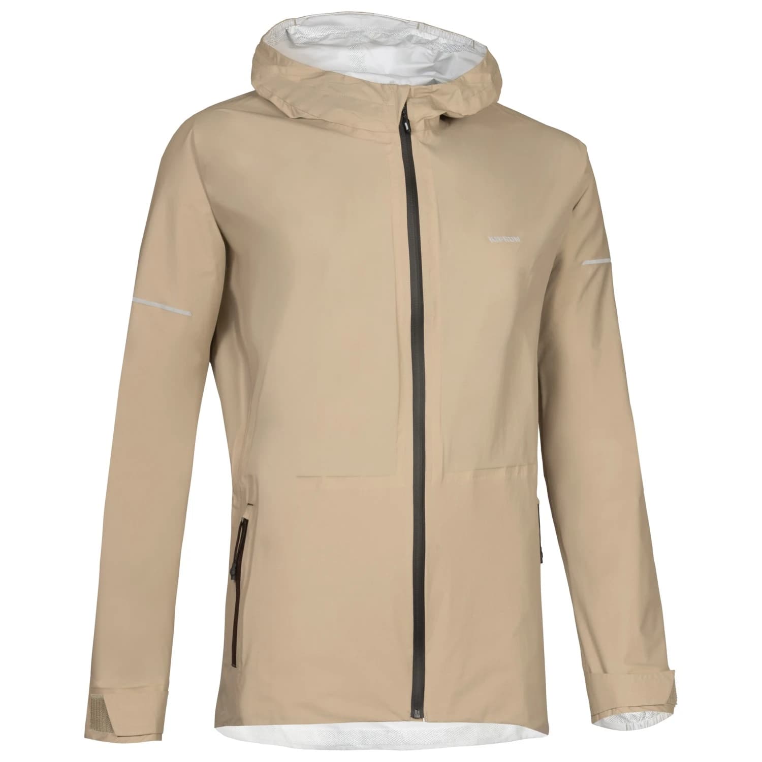 Яке за бягане KIPRUN Women's Run 900 Rain Jacket Running jacket - Beige