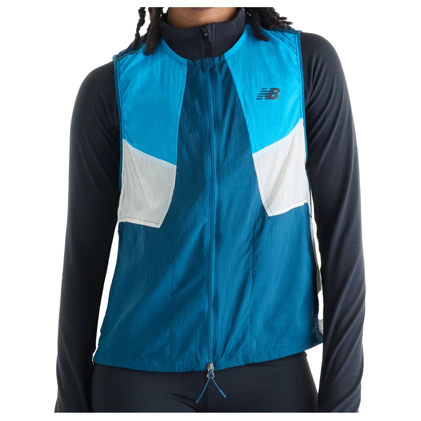 Дамски елек за бягане New Balance Women's RC Vest Running vest - Blue