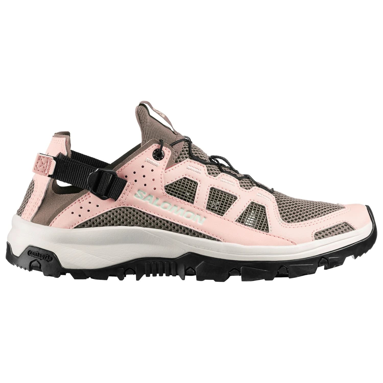 Дамски обувки за вода Salomon Women's Techamphibian 5 Water shoes - Walnut / Tapioca / Clearly Aqua