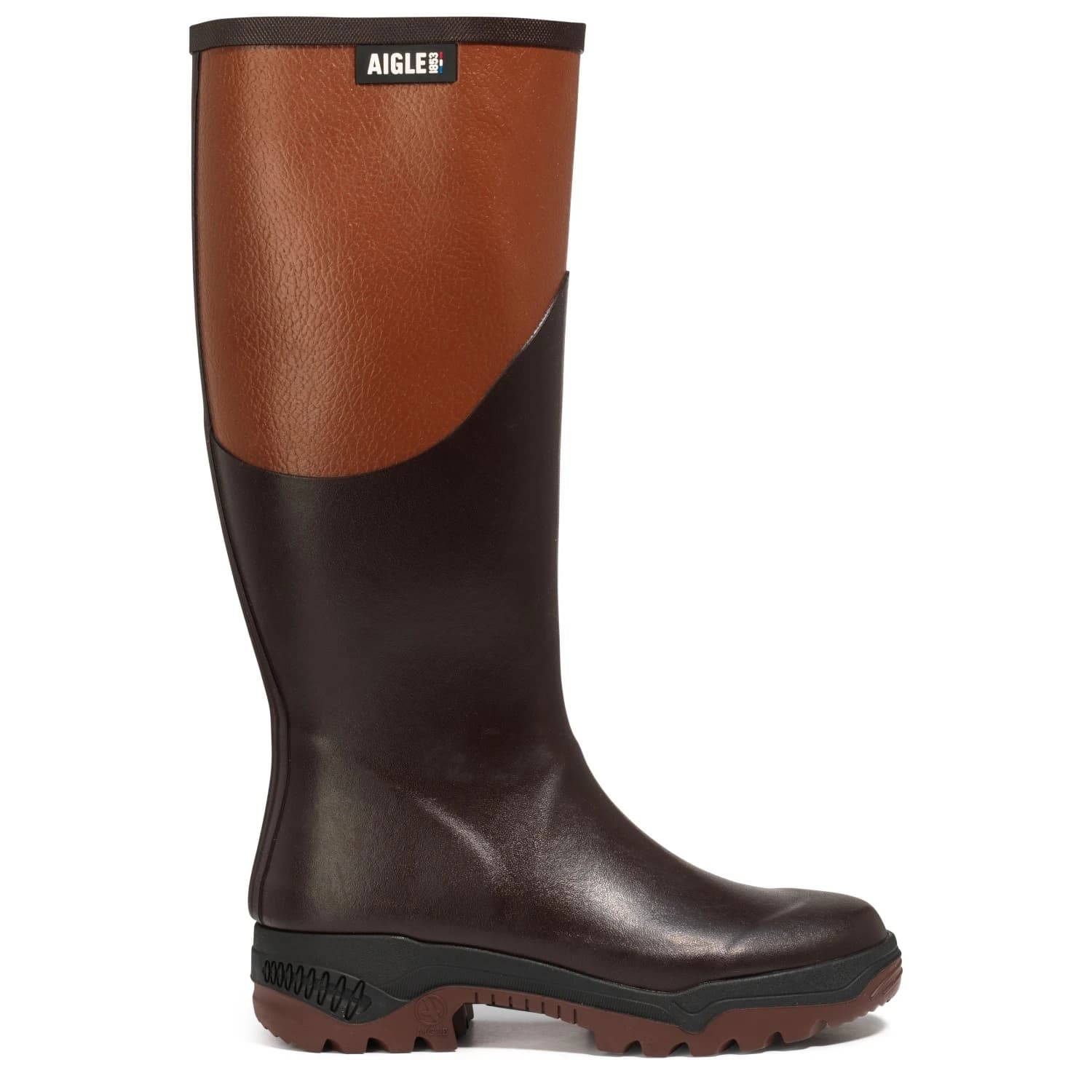 Дамски гумени ботуши Aigle Women's Parcours 2 Wellington boots - Brun