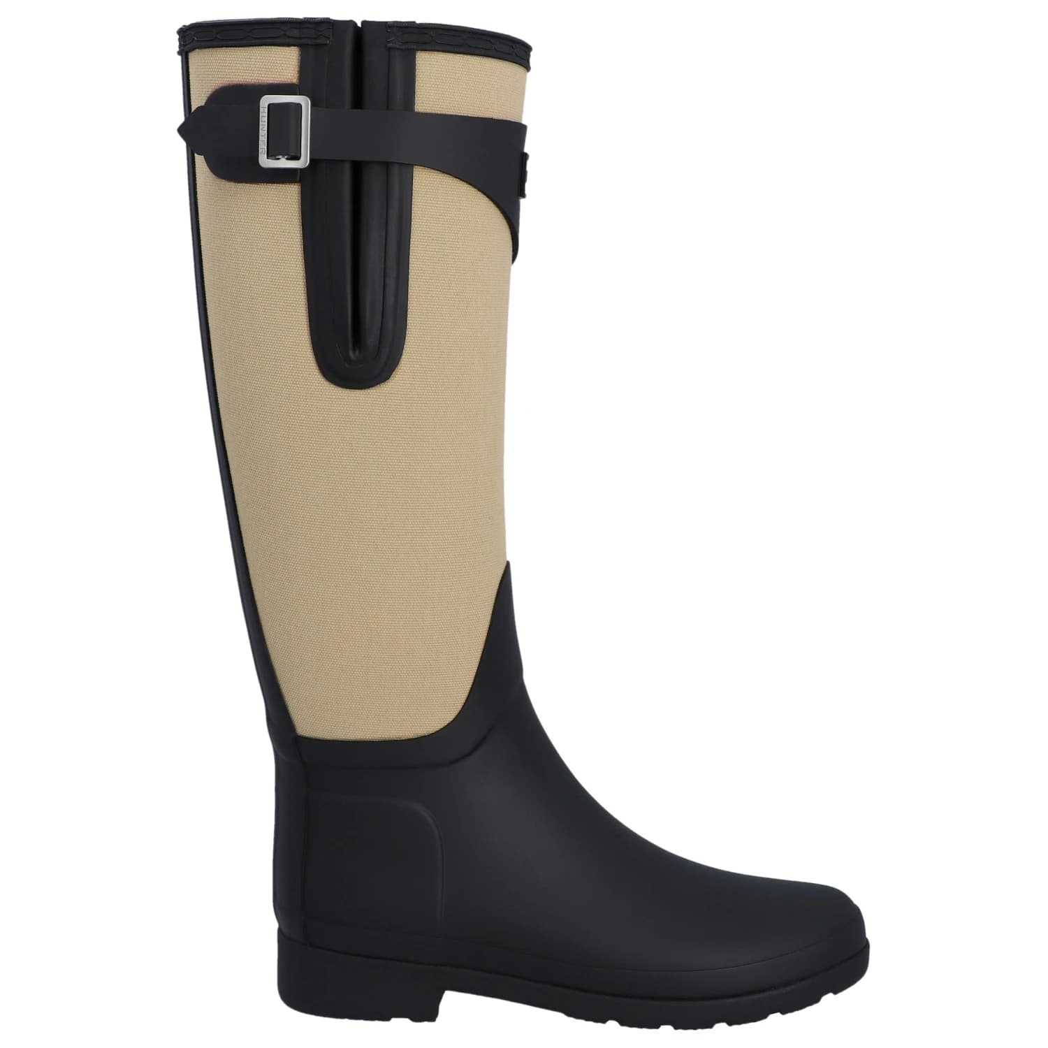 Дамски гумени ботуши Hunter Boots Women's Refined Tall Canvas Boot Wellington boots - Black