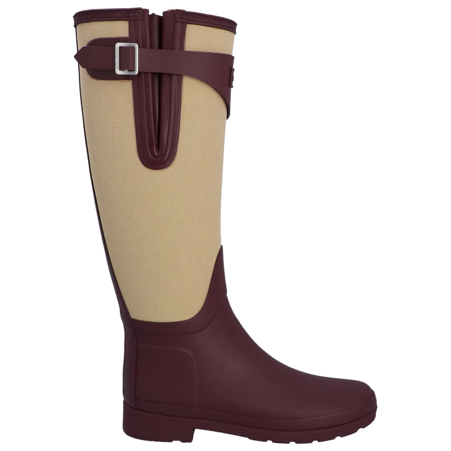 Дамски гумени ботуши Hunter Boots Women's Refined Tall Canvas Boot Wellington boots - Port Royale