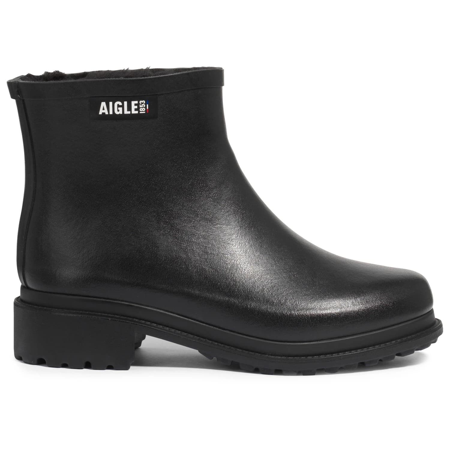 Дамски гумени ботуши Aigle Women's Fulfeel Low Fur Wellington boots - Black