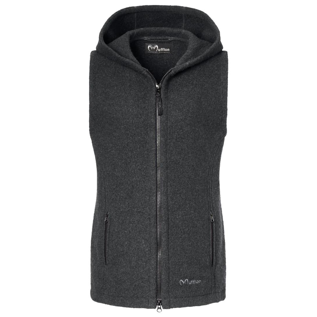 Дамски вълнен елек Mufflon Women's Momo Merino vest - Anthra
